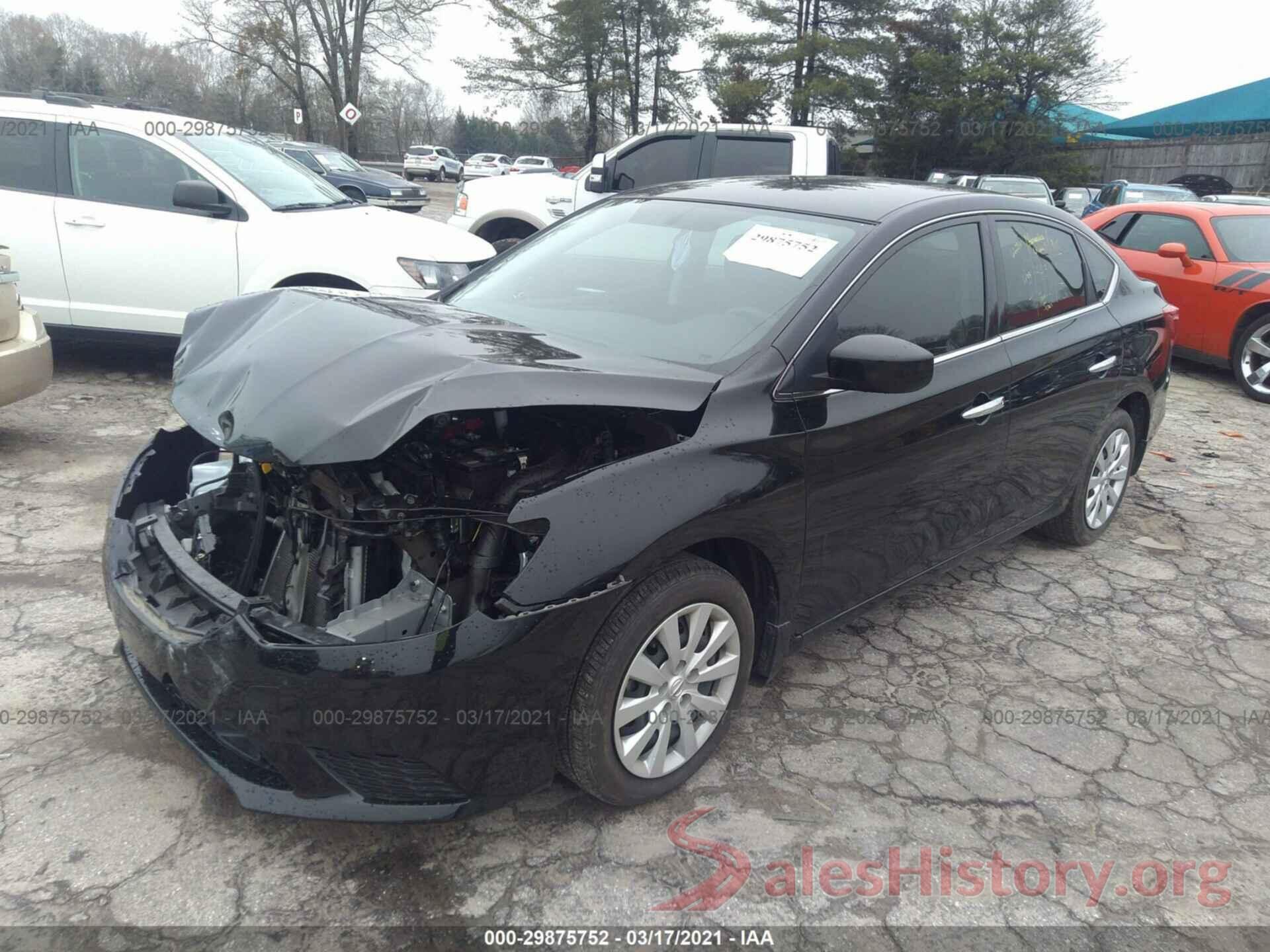 3N1AB7APXKY365929 2019 NISSAN SENTRA