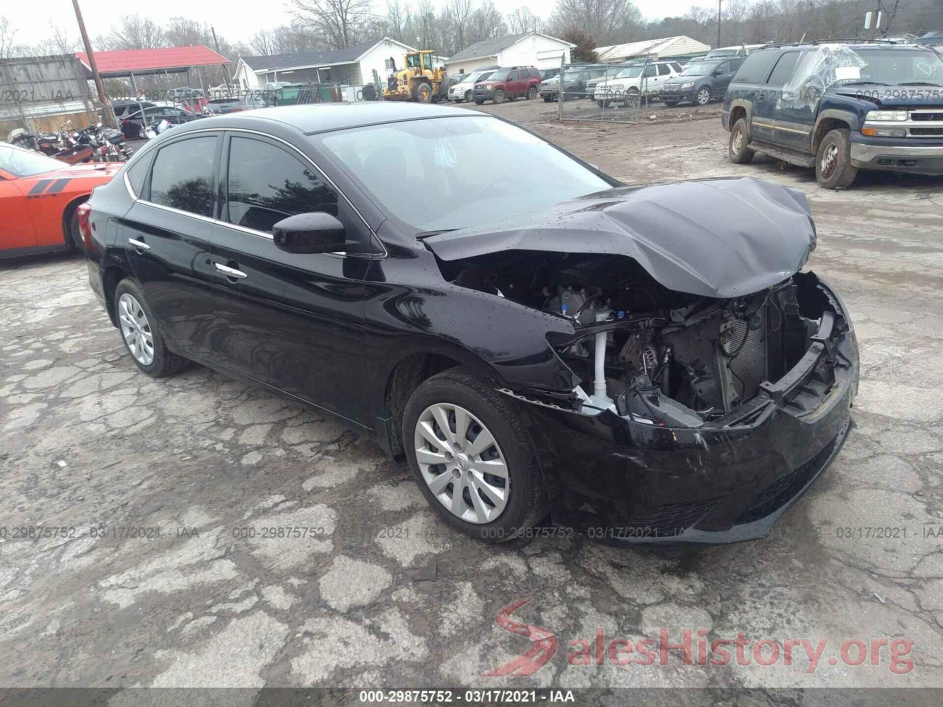 3N1AB7APXKY365929 2019 NISSAN SENTRA