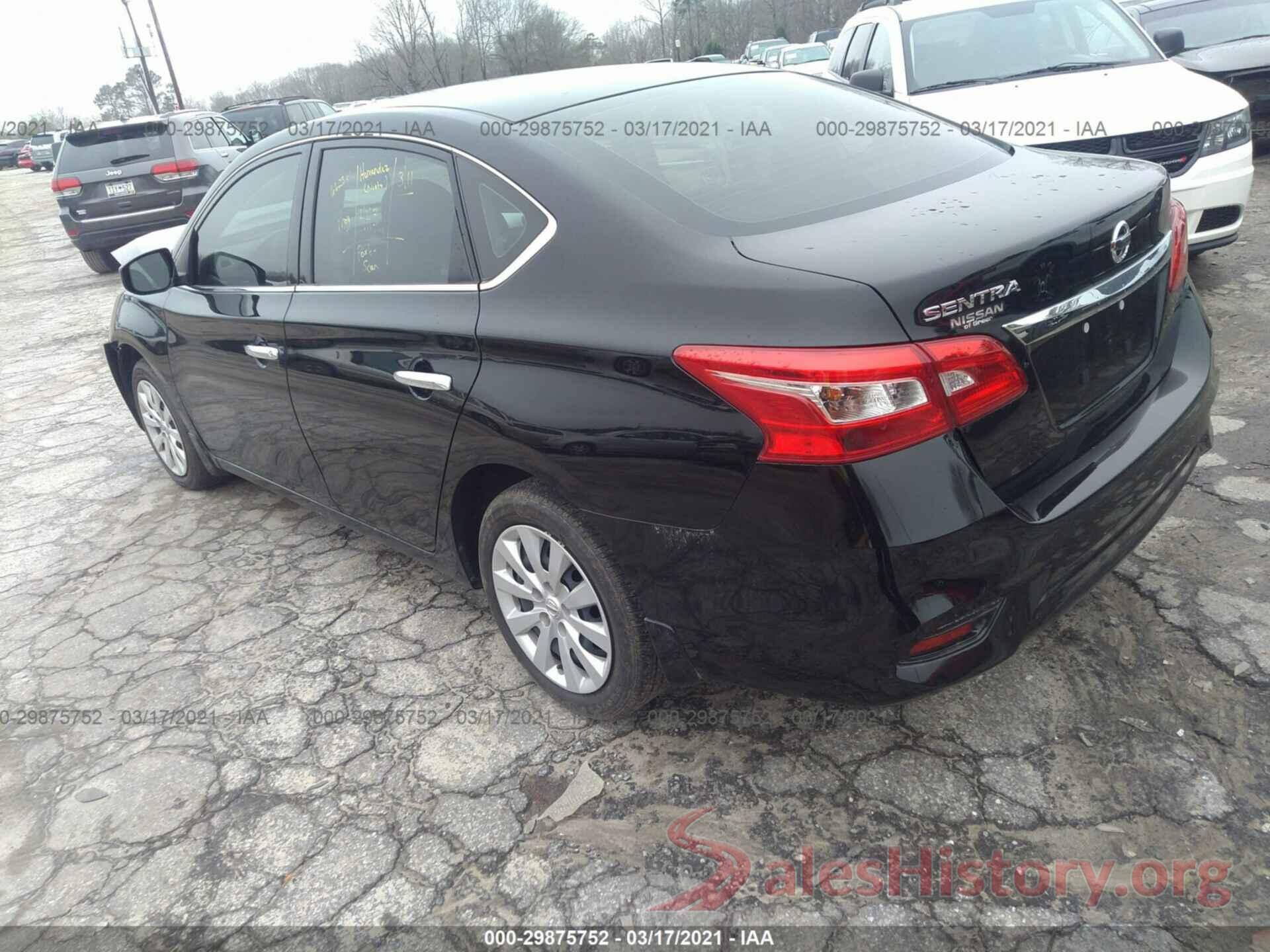 3N1AB7APXKY365929 2019 NISSAN SENTRA