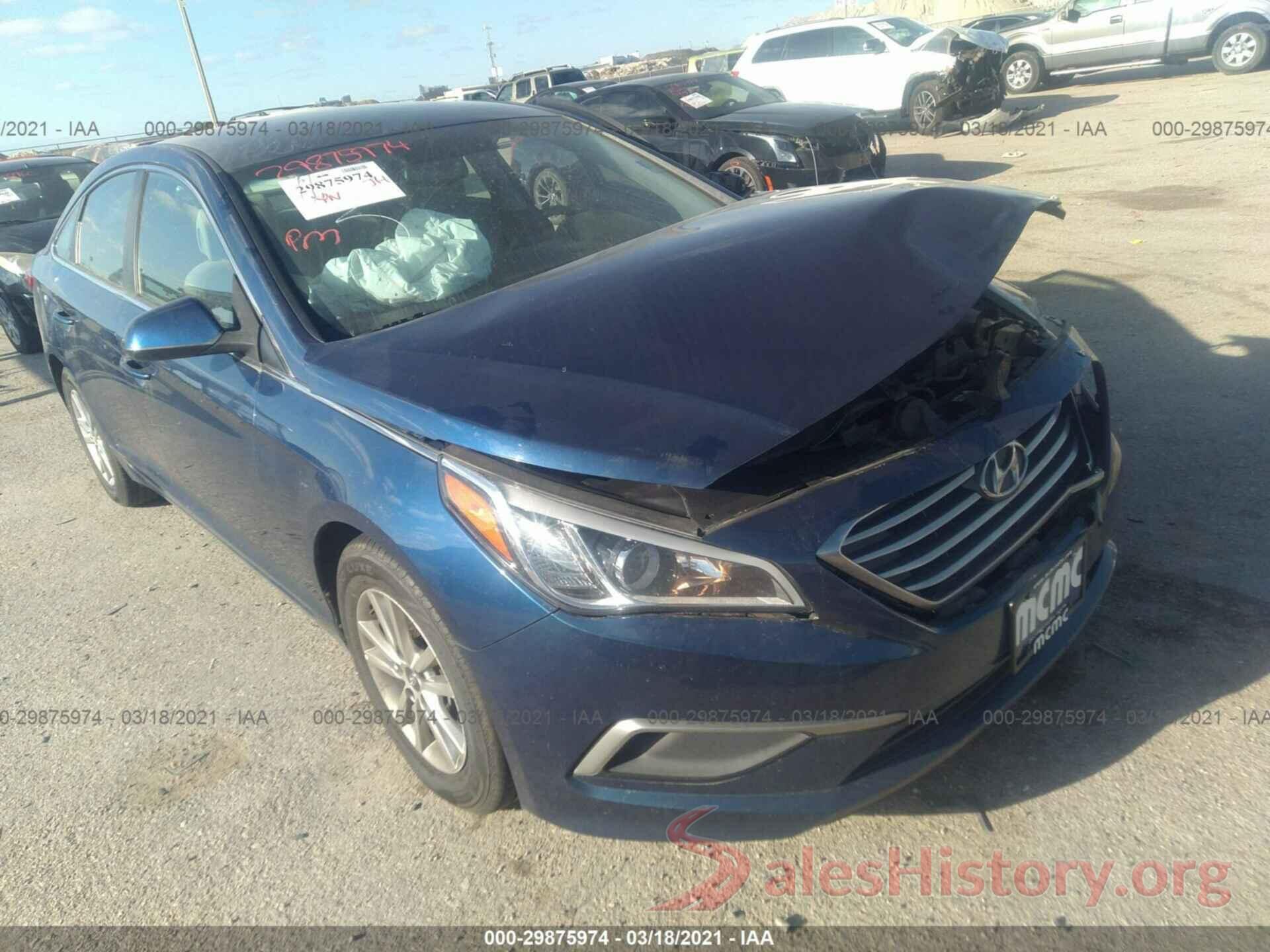 5NPE24AF9GH373030 2016 HYUNDAI SONATA