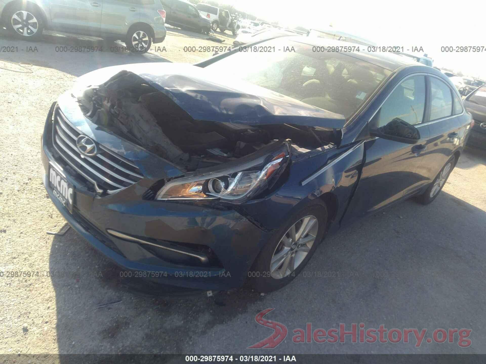 5NPE24AF9GH373030 2016 HYUNDAI SONATA