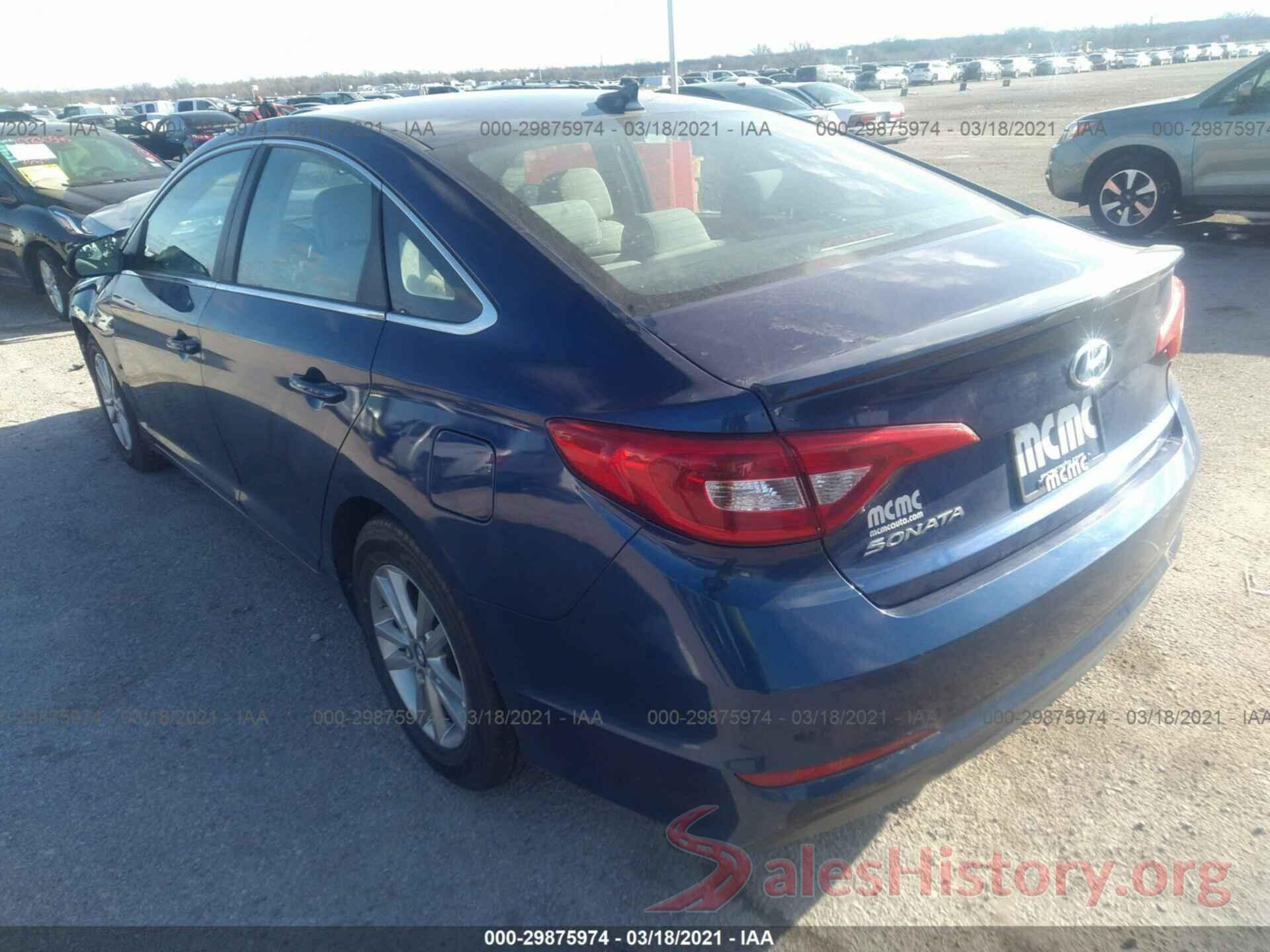 5NPE24AF9GH373030 2016 HYUNDAI SONATA