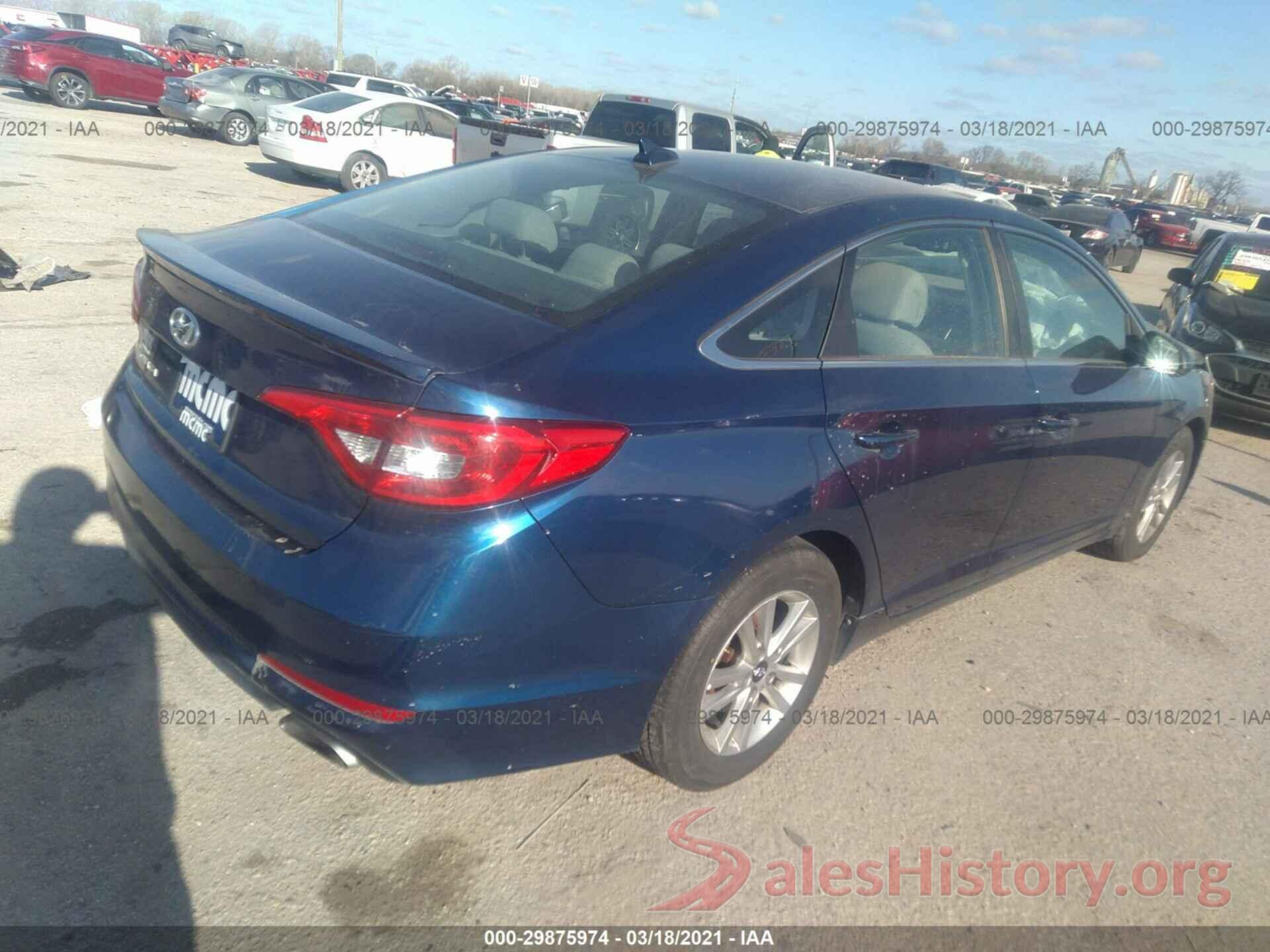 5NPE24AF9GH373030 2016 HYUNDAI SONATA