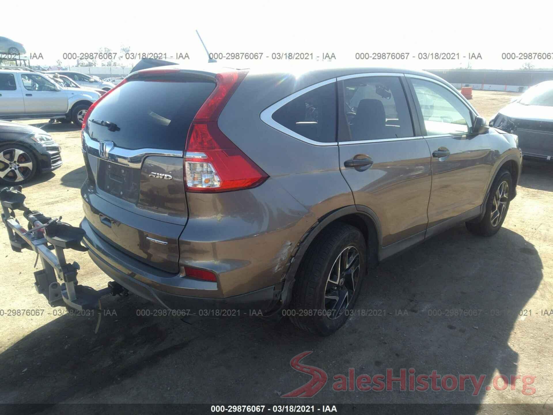 5J6RM4H47GL014877 2016 HONDA CR-V