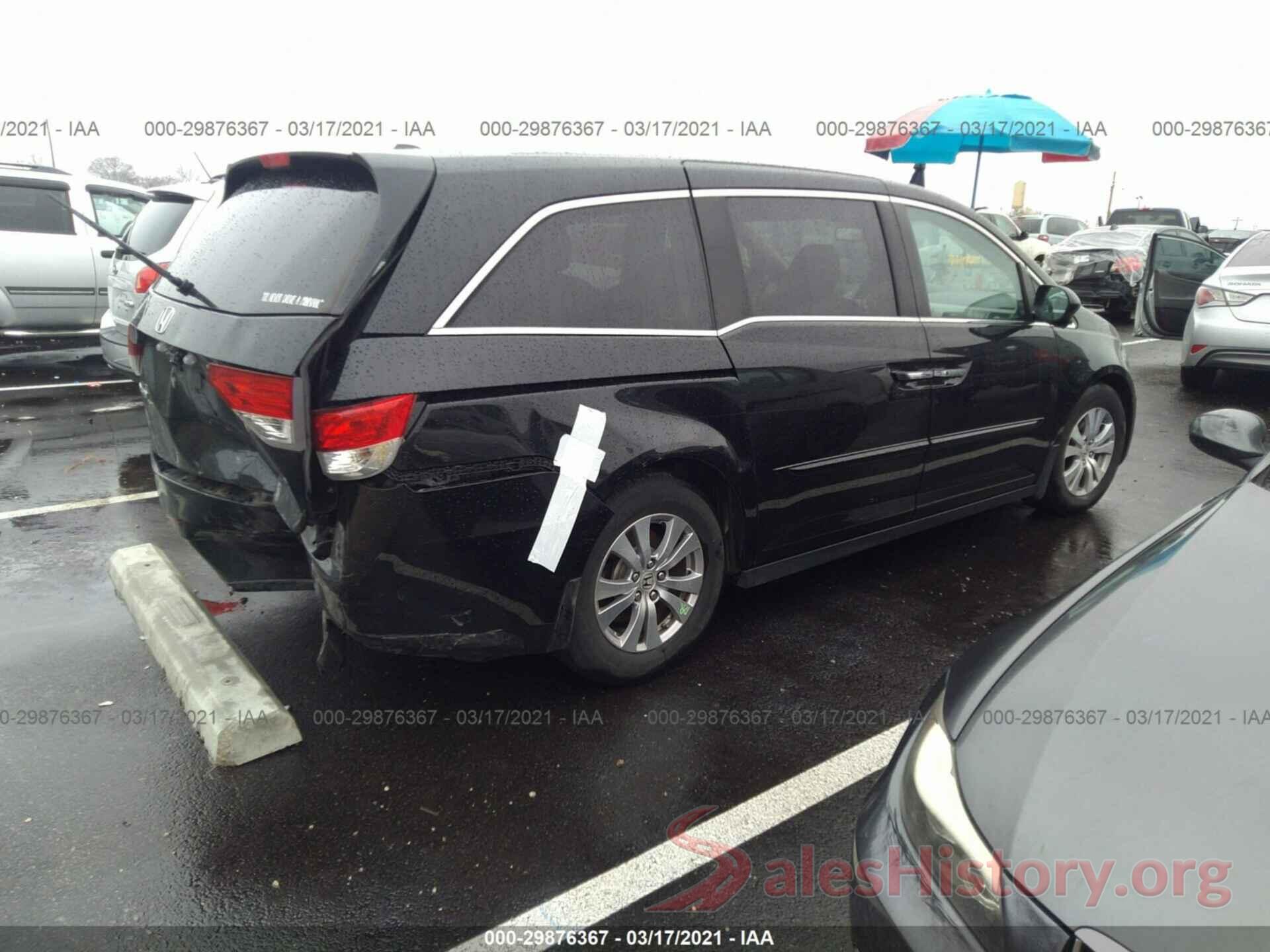 5FNRL5H68GB058244 2016 HONDA ODYSSEY