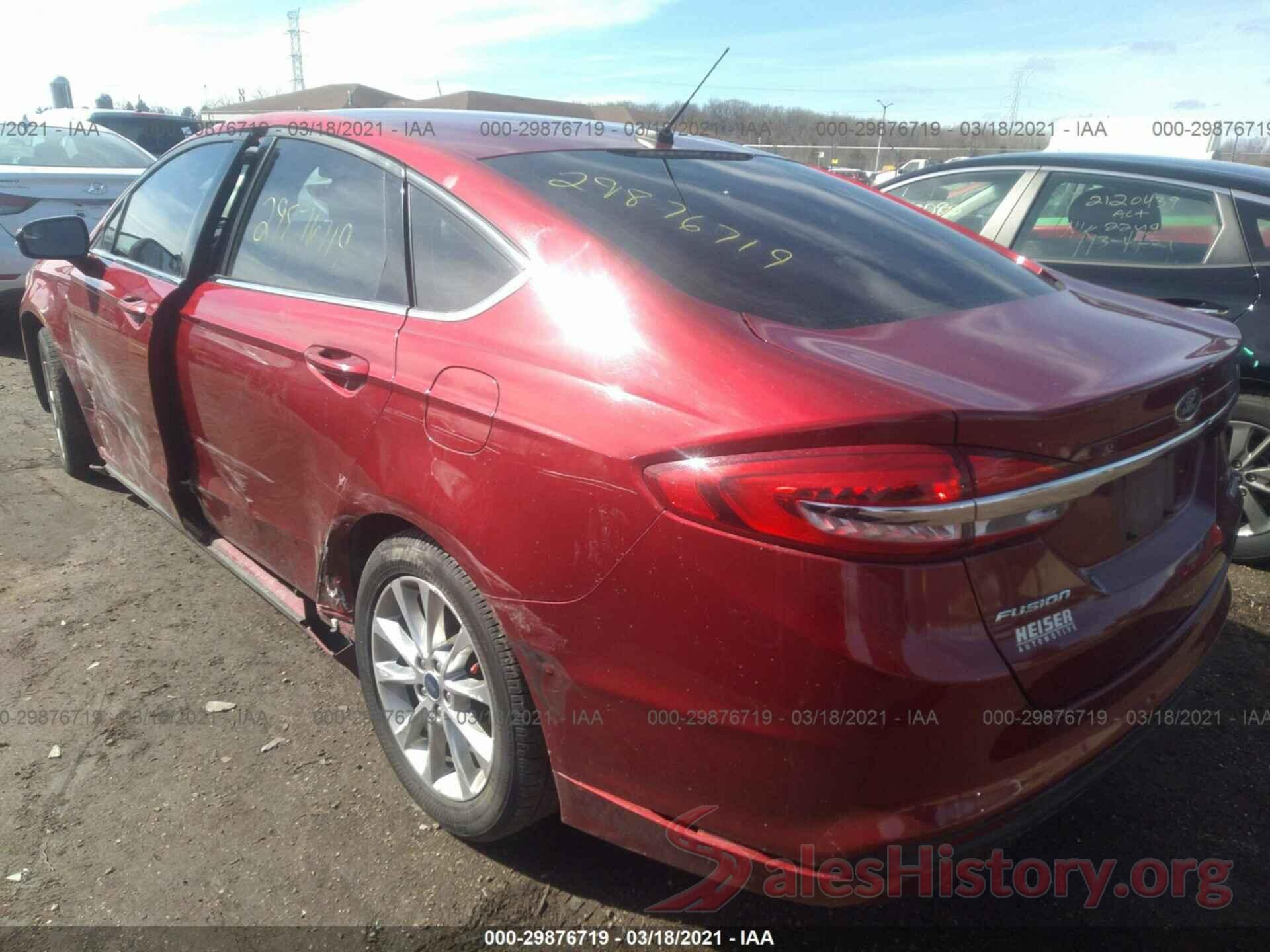 3FA6P0HD7HR245117 2017 FORD FUSION