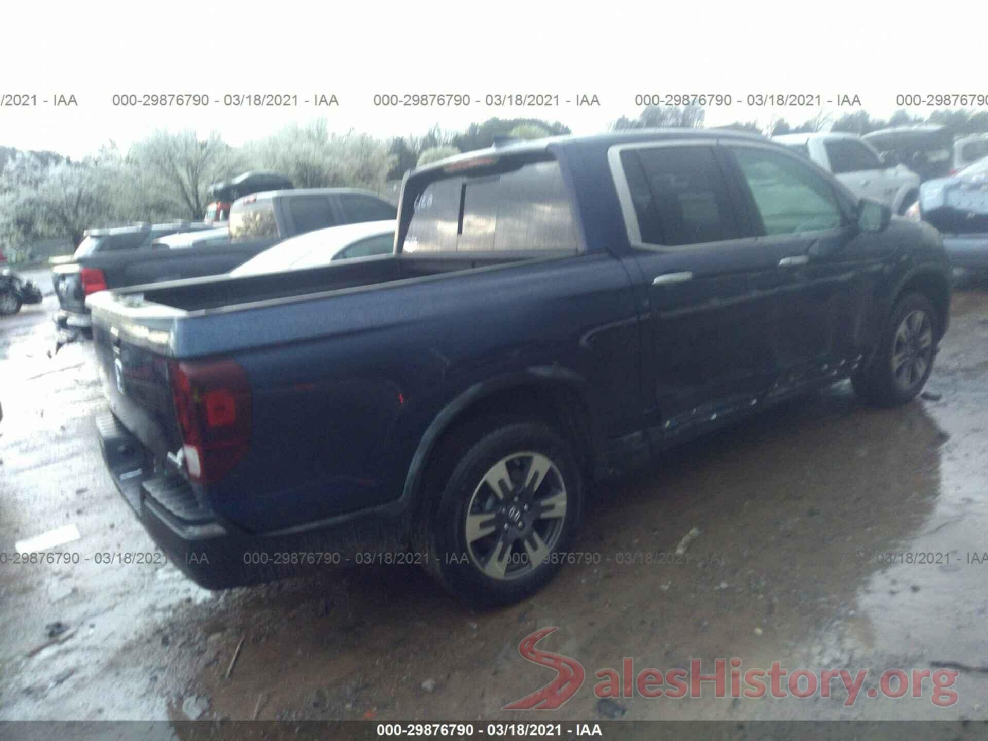 5FPYK3F71KB006128 2019 HONDA RIDGELINE