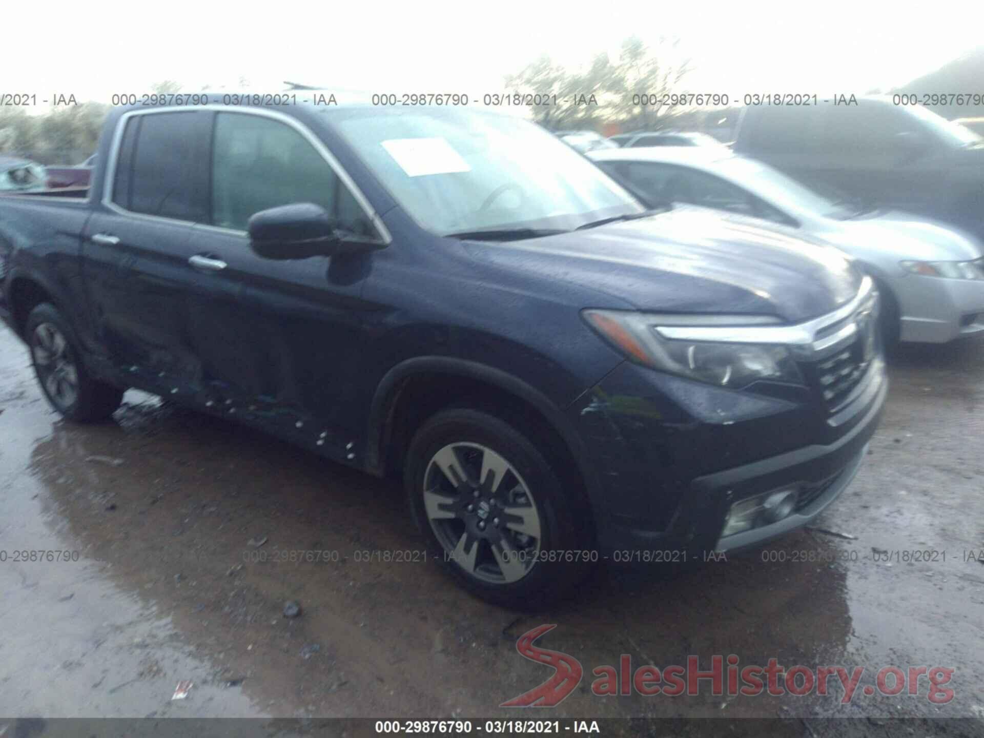 5FPYK3F71KB006128 2019 HONDA RIDGELINE