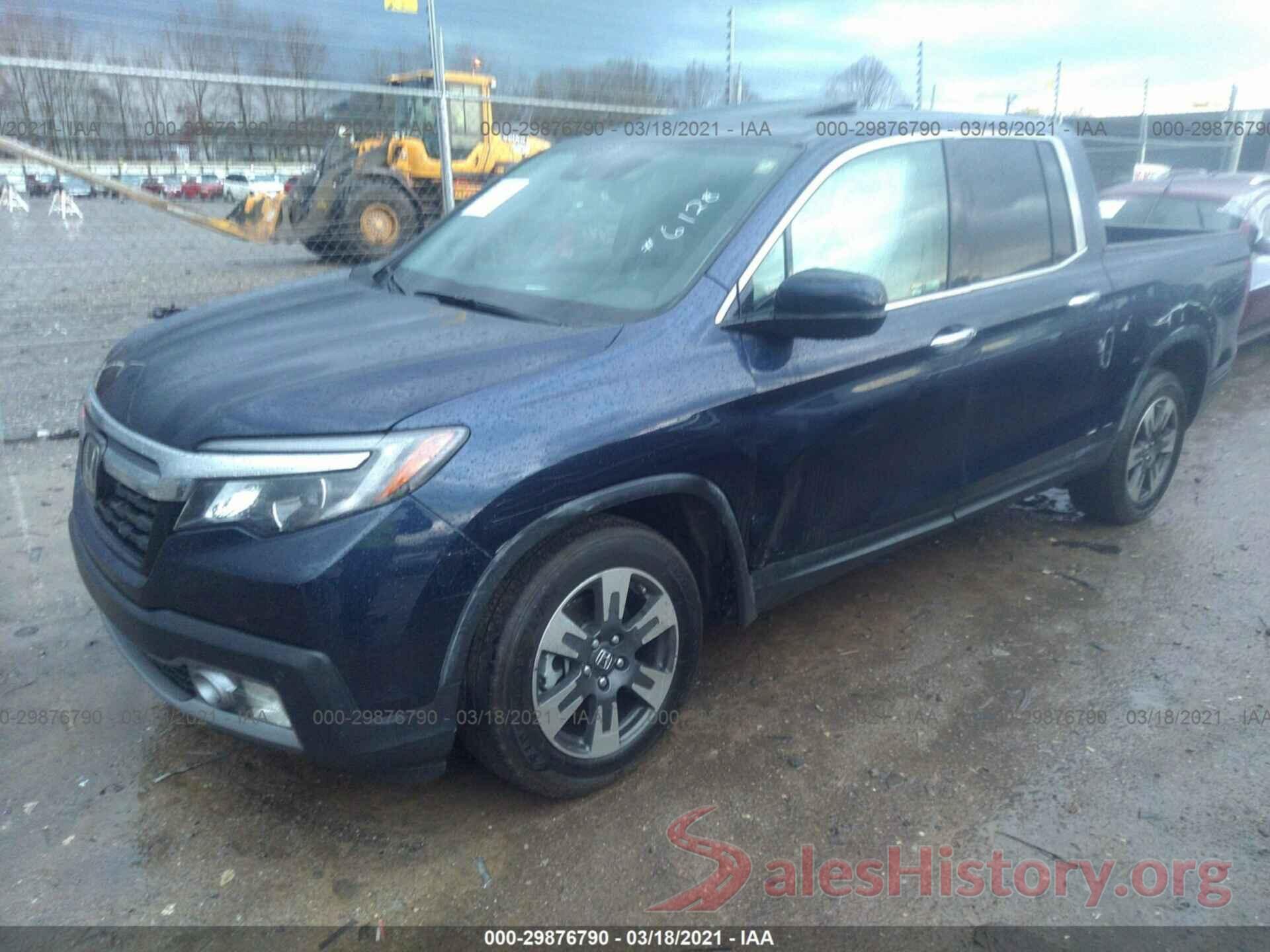 5FPYK3F71KB006128 2019 HONDA RIDGELINE