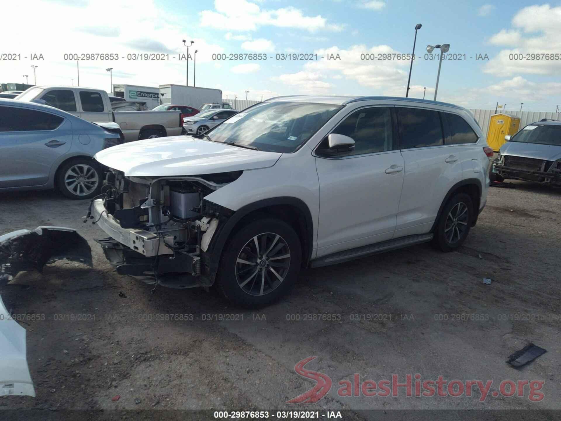 5TDKZRFH1JS537801 2018 TOYOTA HIGHLANDER