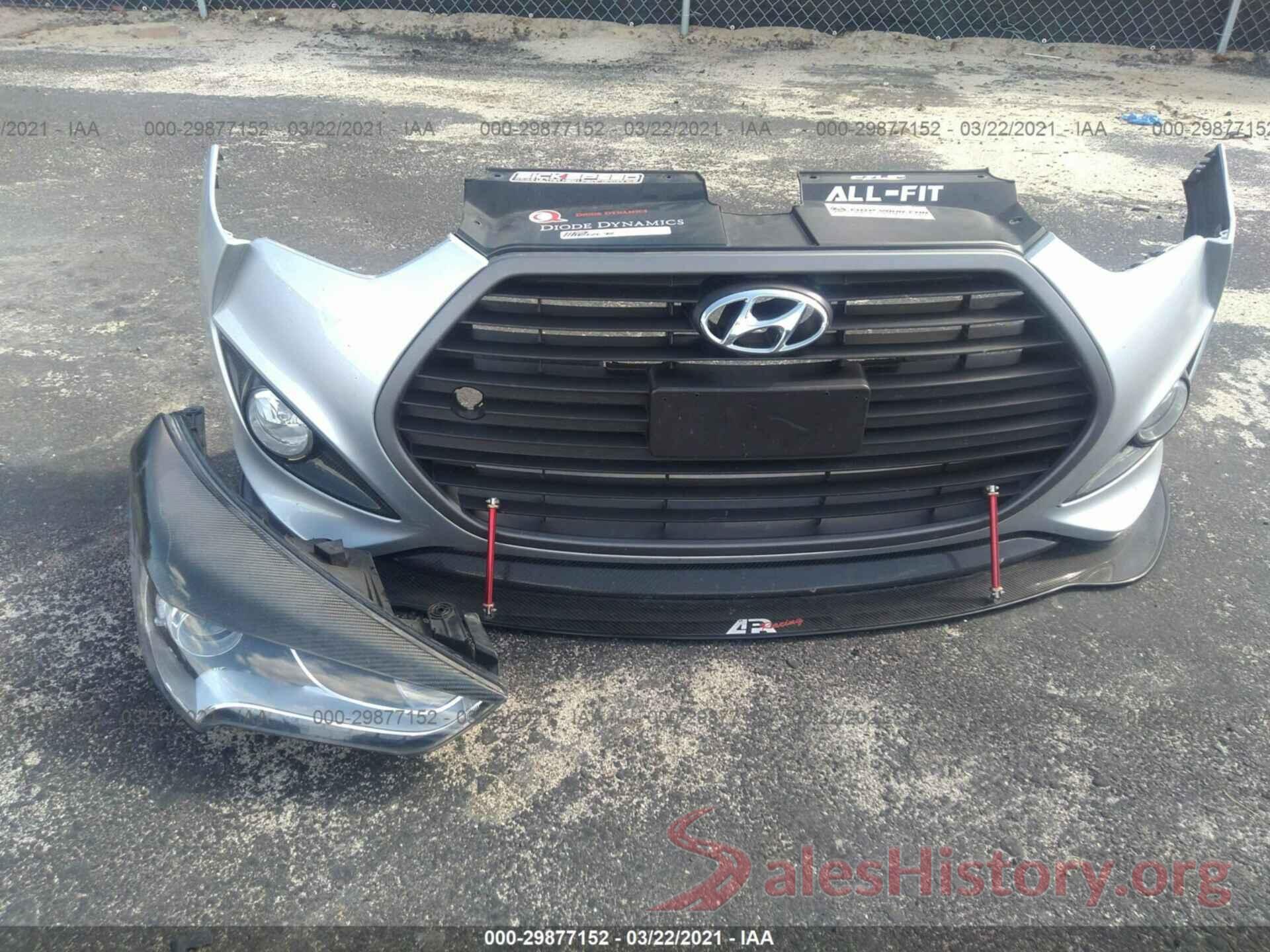 KMHTC6AEXGU304193 2016 HYUNDAI VELOSTER