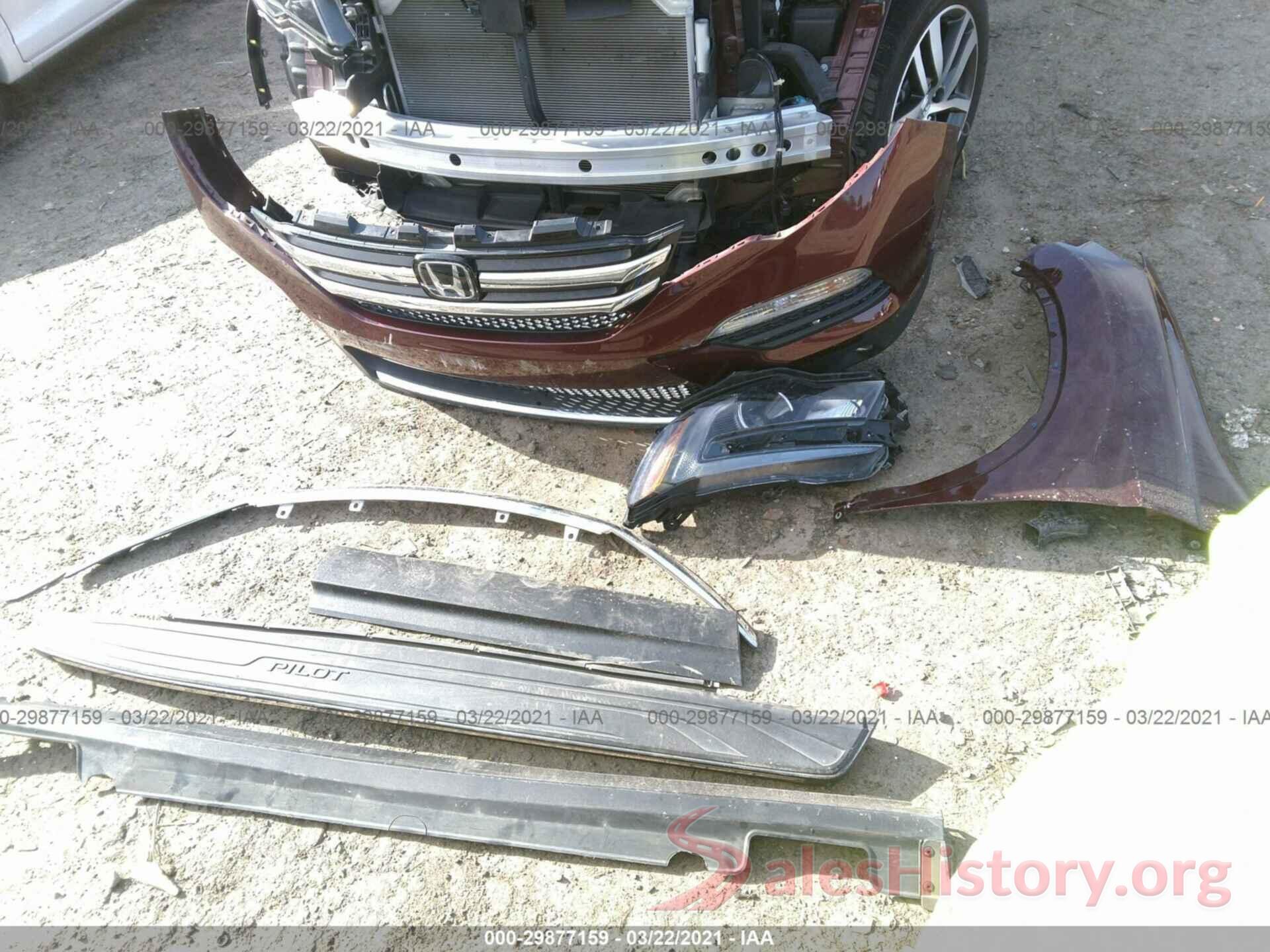 5FNYF5H99JB025922 2018 HONDA PILOT