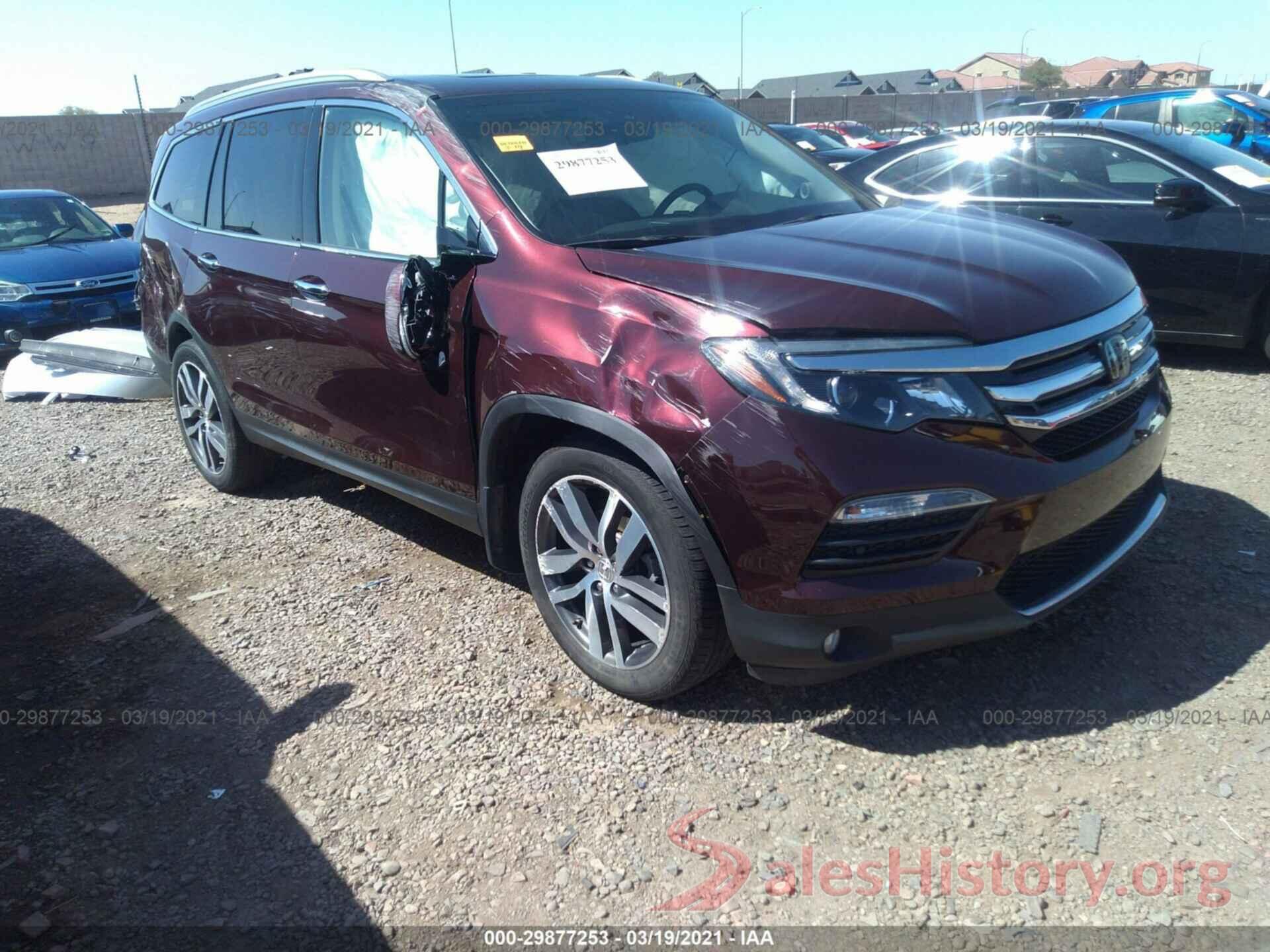 5FNYF6H04HB030480 2017 HONDA PILOT