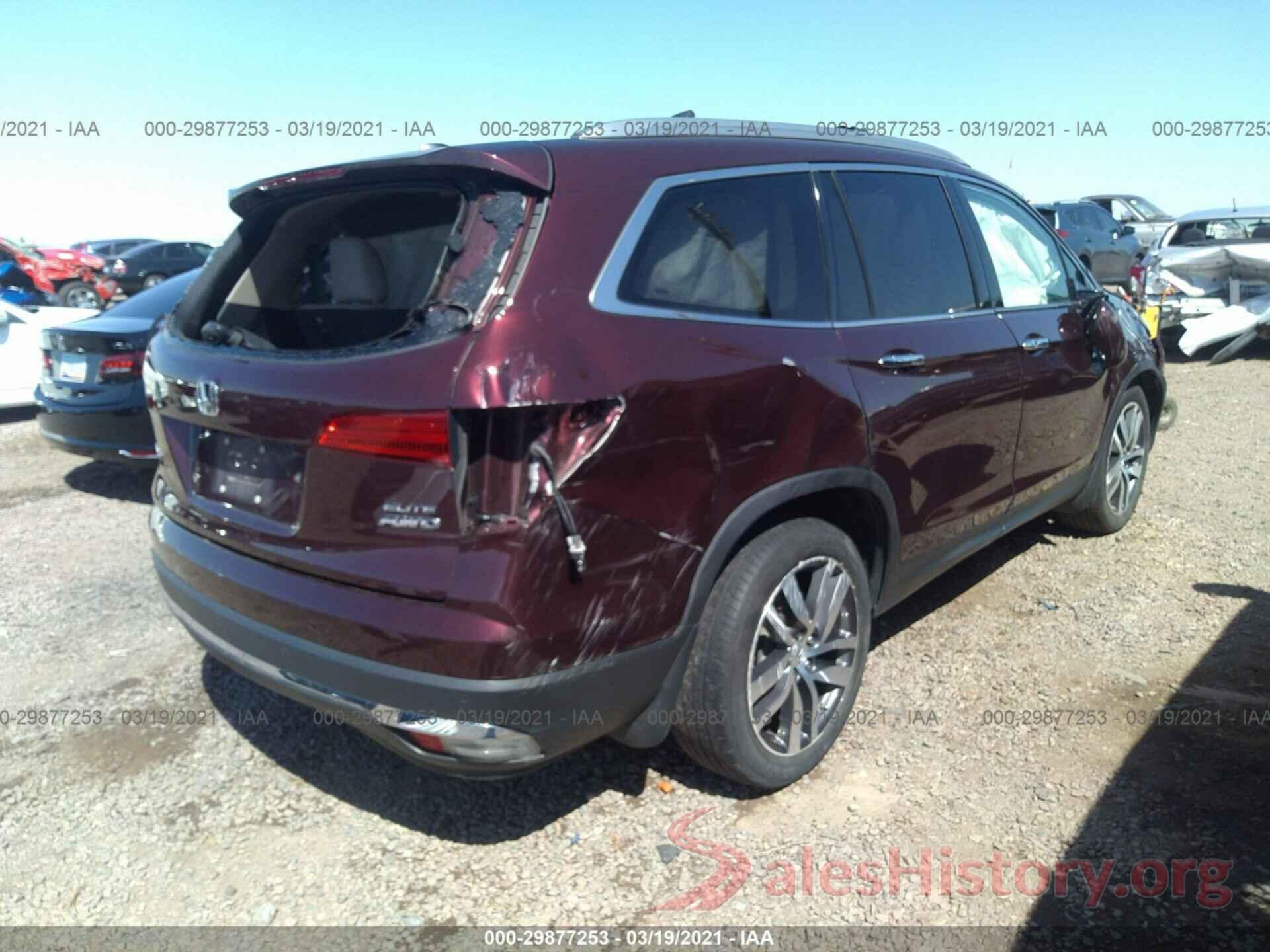 5FNYF6H04HB030480 2017 HONDA PILOT