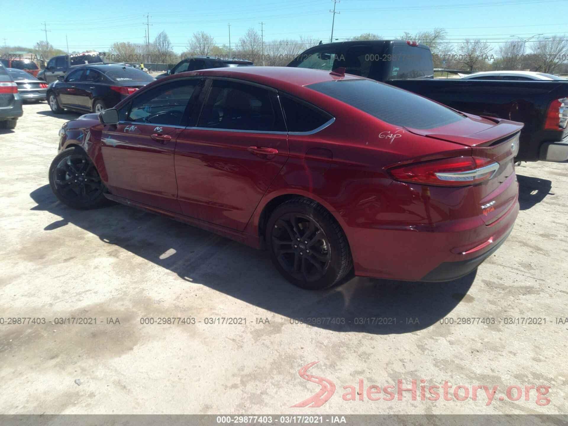 3FA6P0HD0KR170381 2019 FORD FUSION