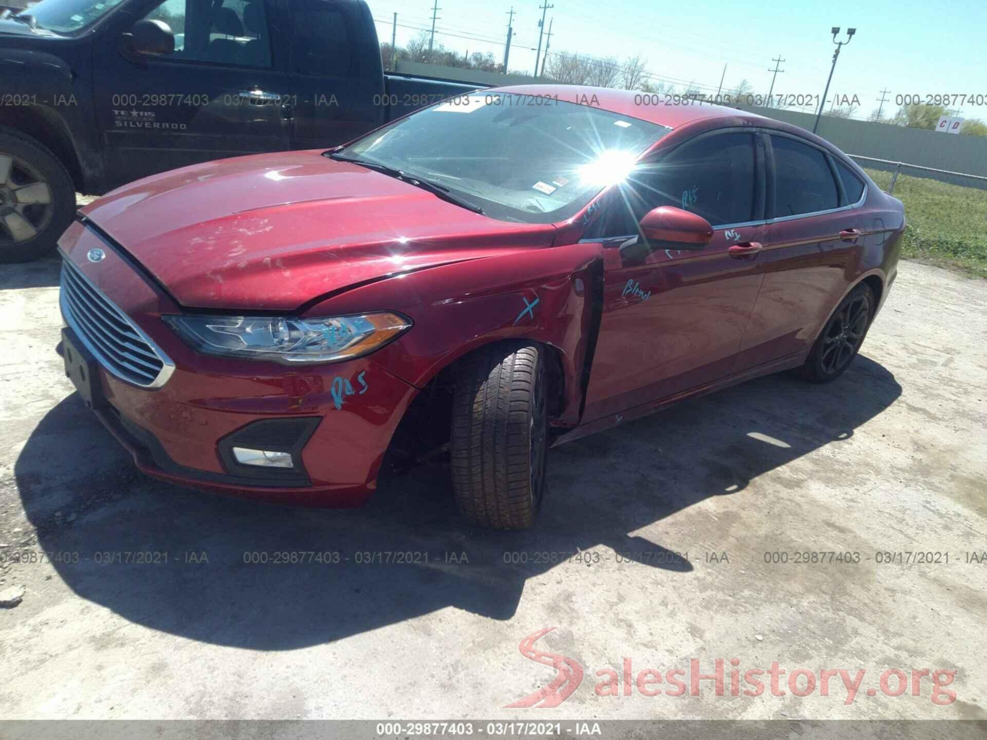 3FA6P0HD0KR170381 2019 FORD FUSION