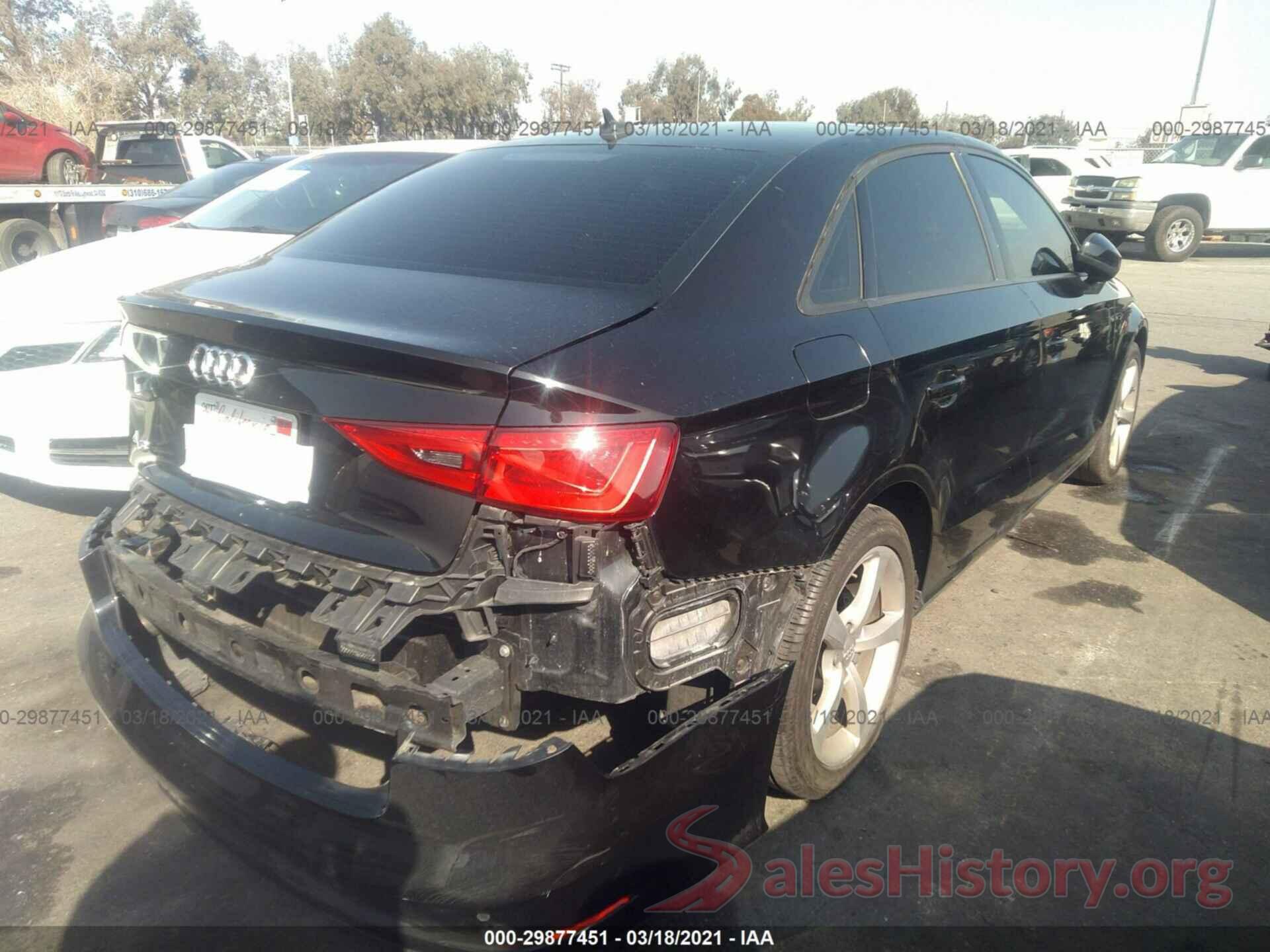 WAUA7GFF3G1024346 2016 AUDI A3