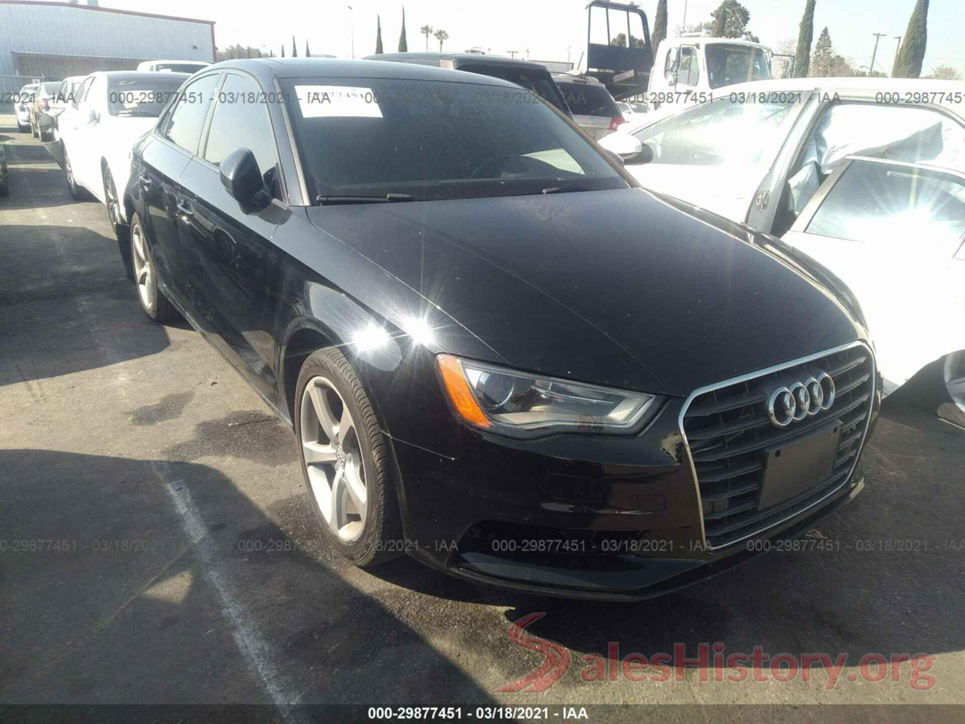 WAUA7GFF3G1024346 2016 AUDI A3