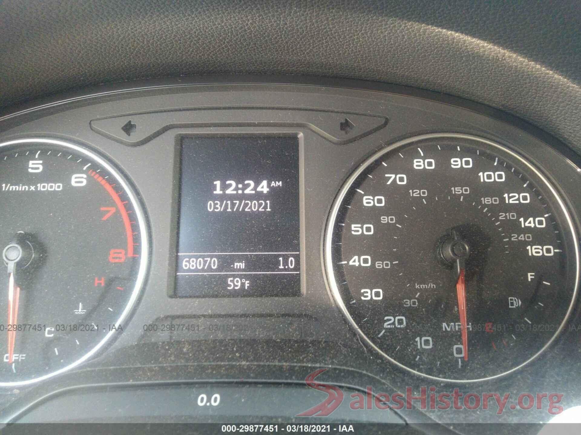 WAUA7GFF3G1024346 2016 AUDI A3