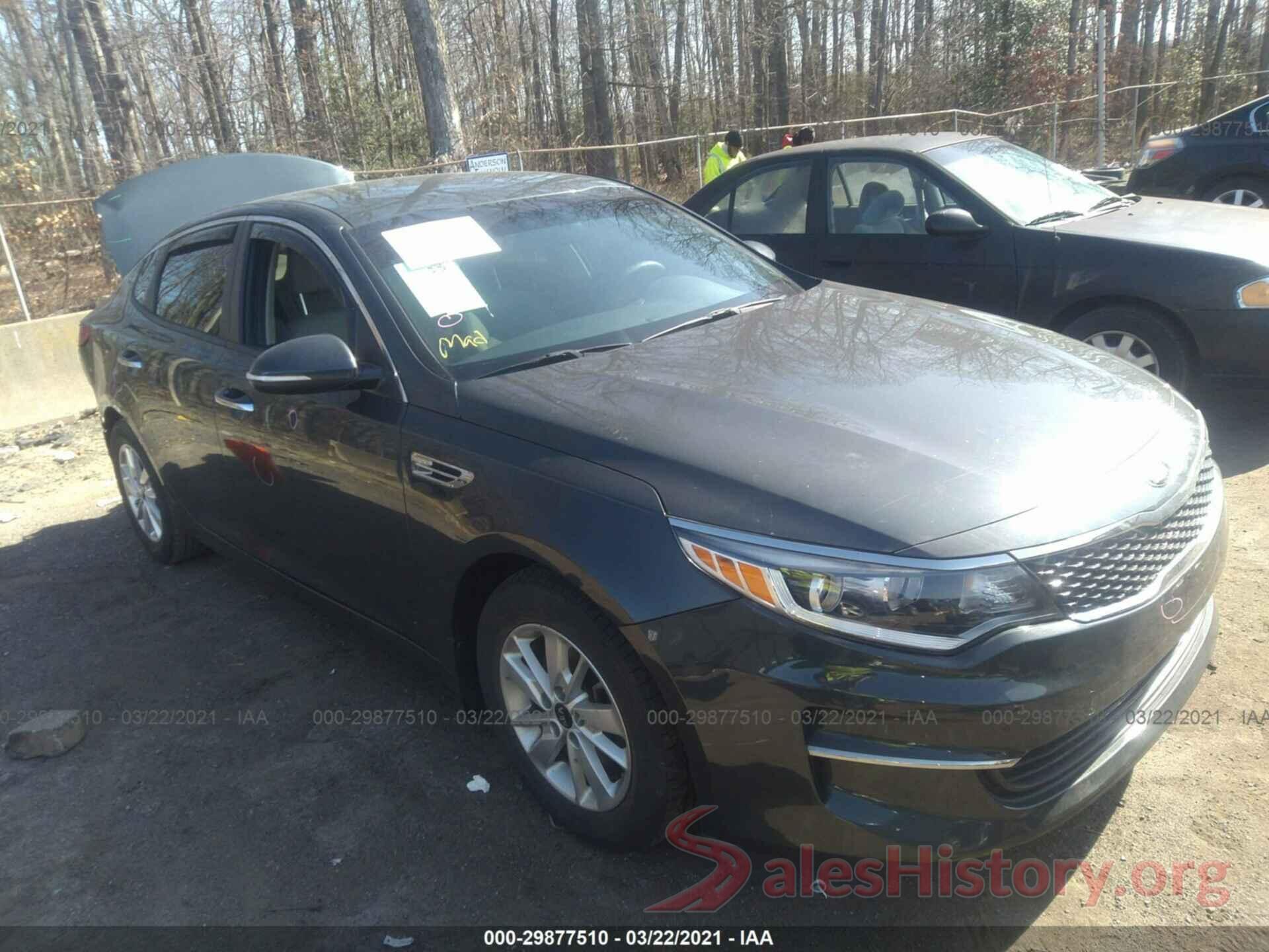 KNAGT4L35G5073474 2016 KIA OPTIMA