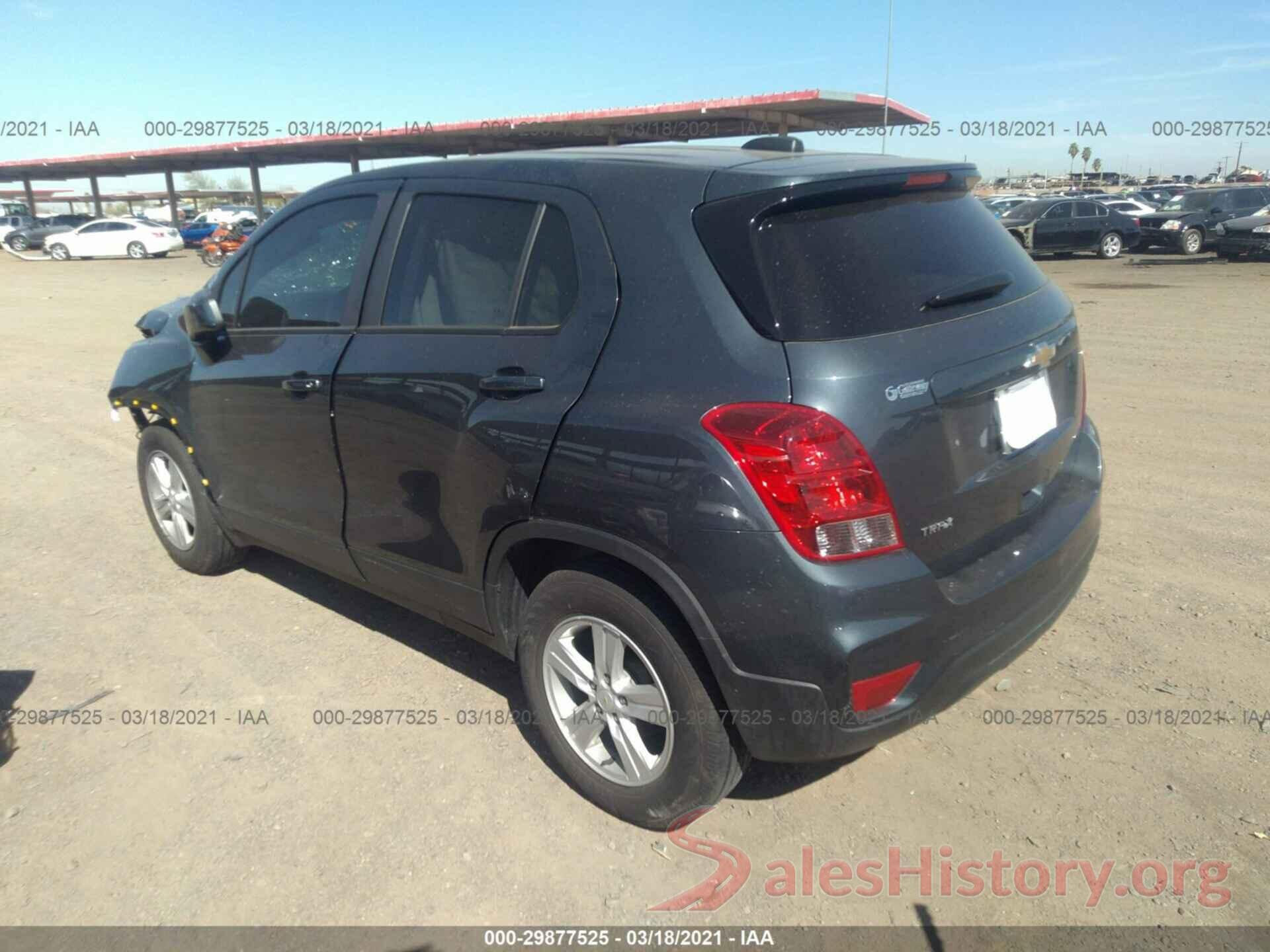 KL7CJKSB1MB313604 2021 CHEVROLET TRAX