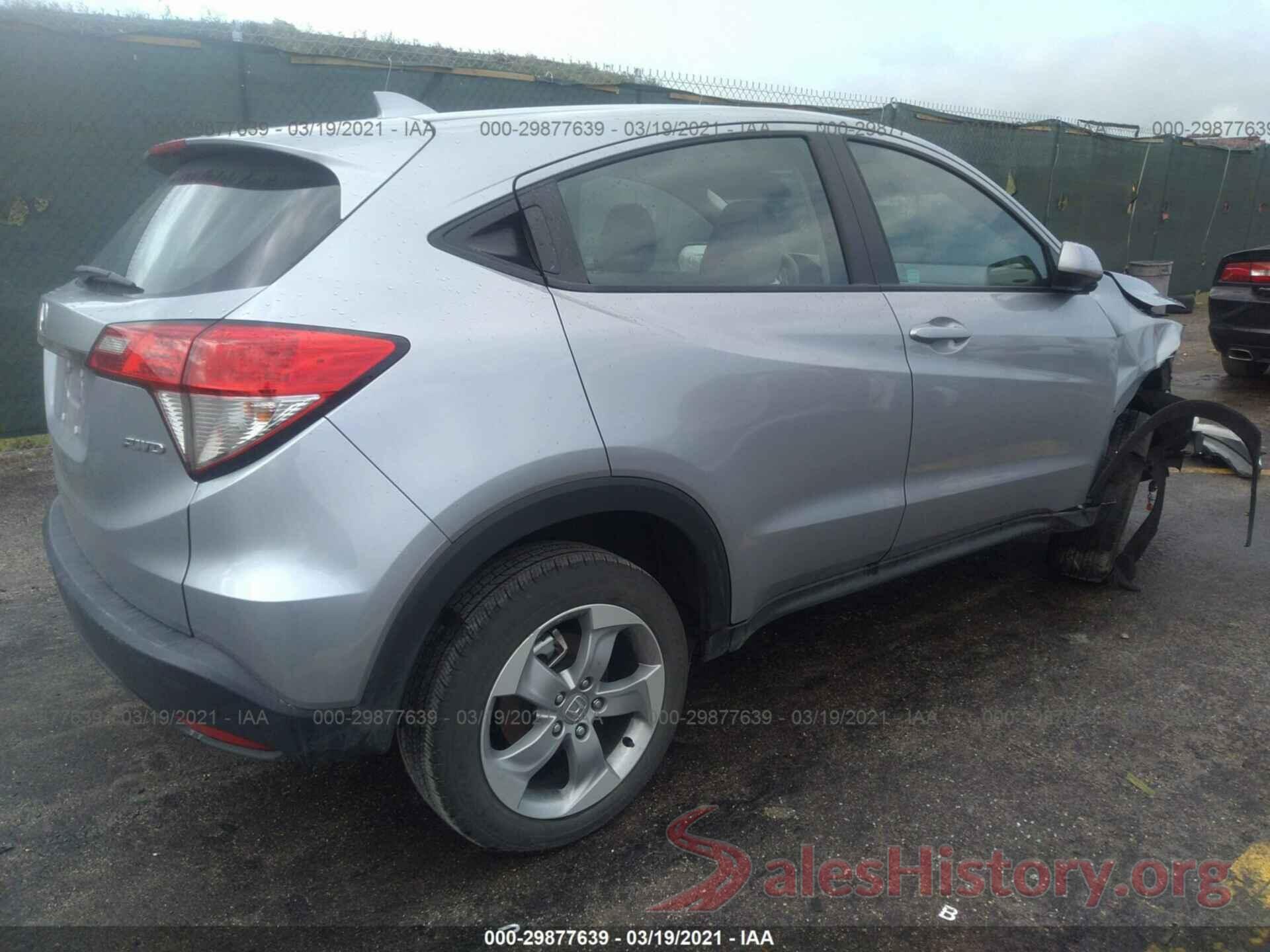 3CZRU6H37KG701026 2019 HONDA HR-V