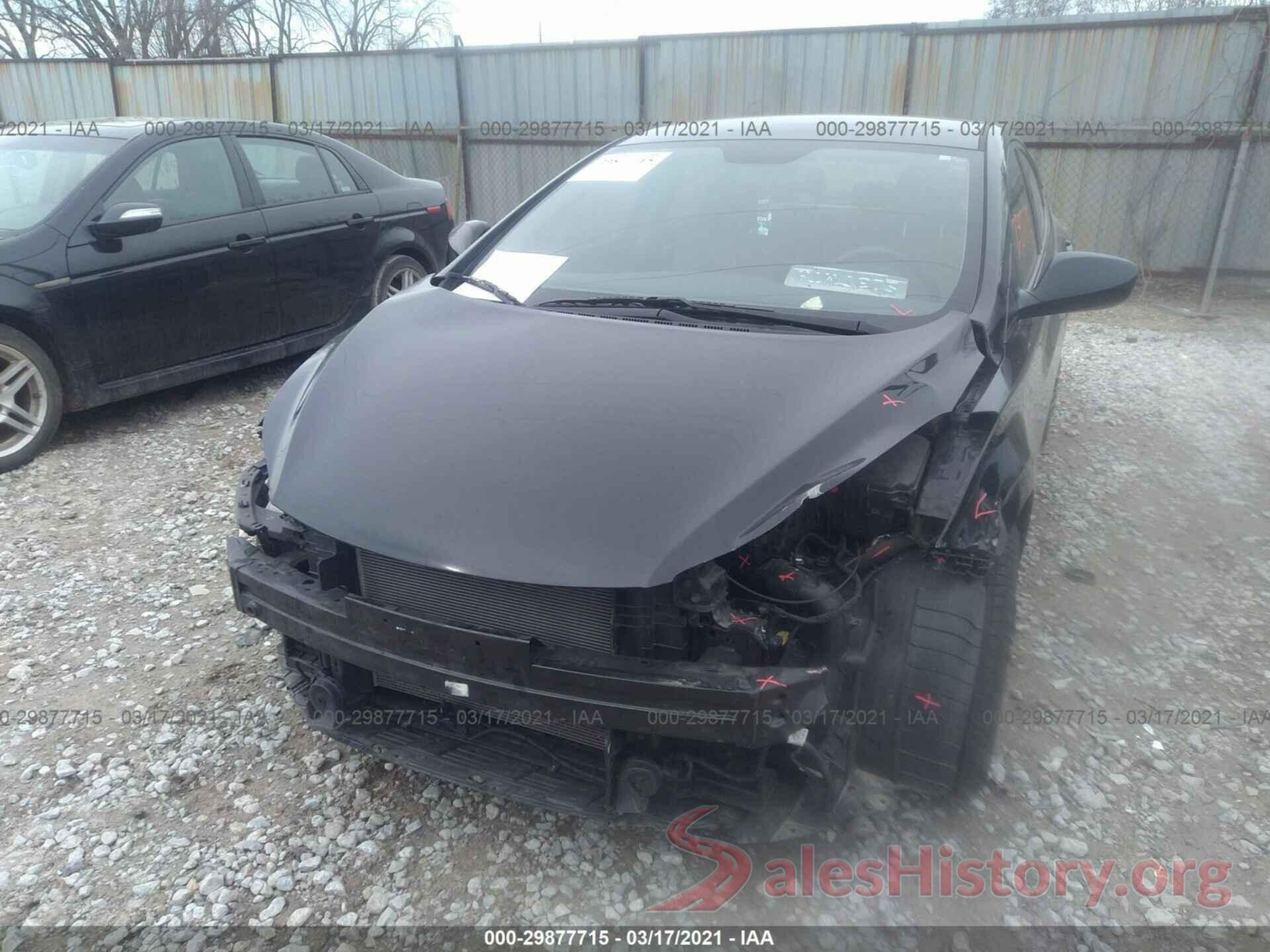 KMHDH4AE4GU573798 2016 HYUNDAI ELANTRA