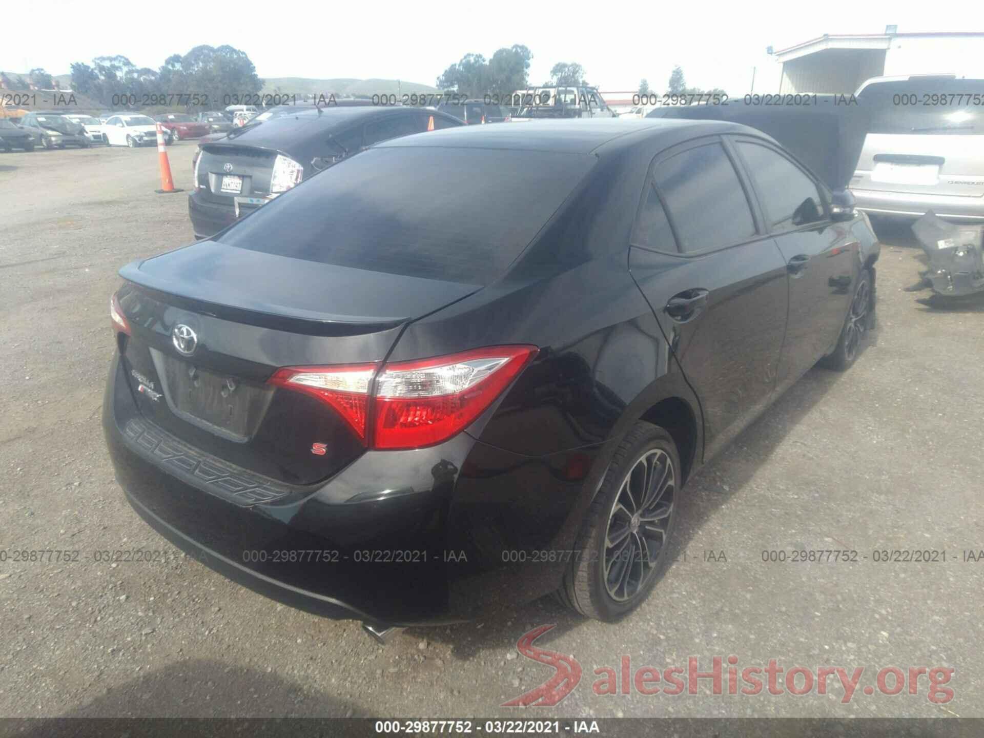 5YFBURHE7GP418962 2016 TOYOTA COROLLA