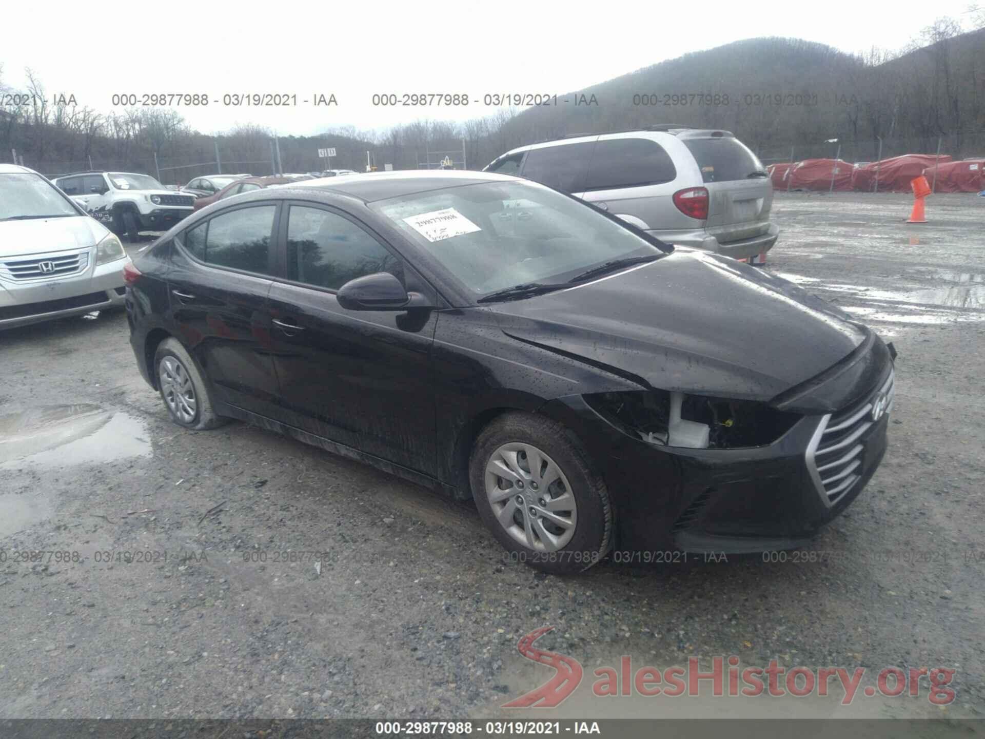 KMHD74LF5HU173405 2017 HYUNDAI ELANTRA