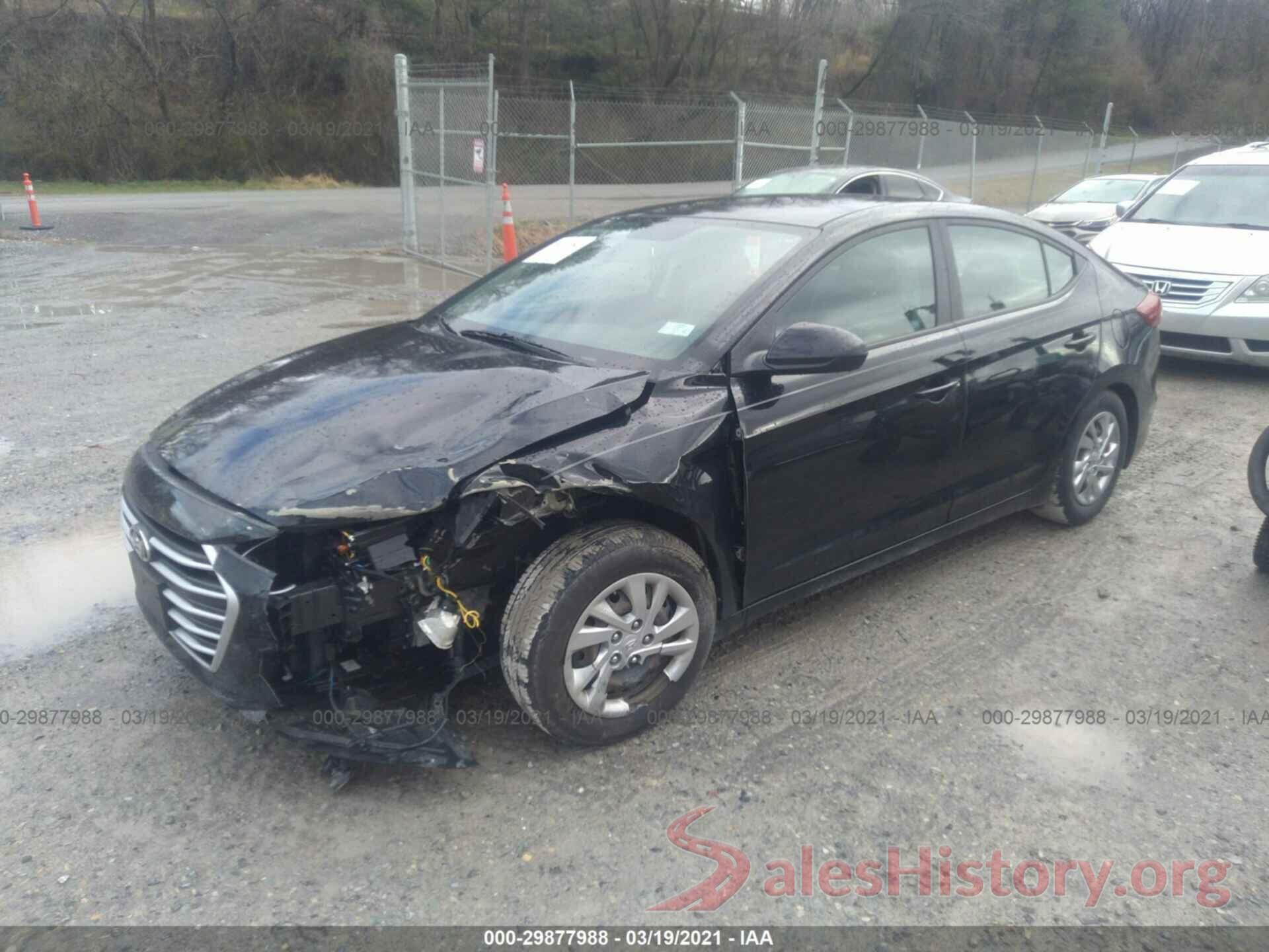 KMHD74LF5HU173405 2017 HYUNDAI ELANTRA