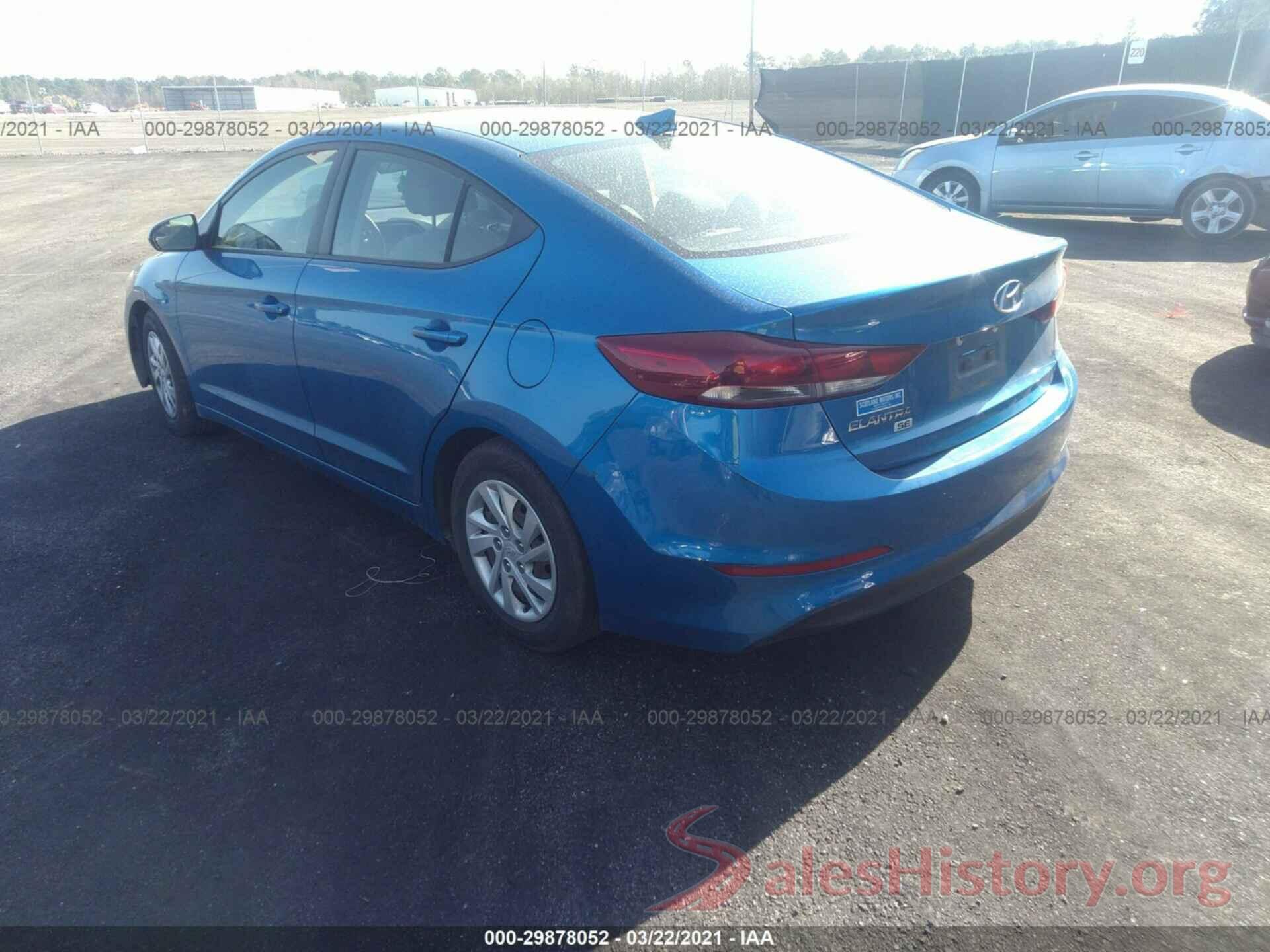 5NPD74LF3HH139879 2017 HYUNDAI ELANTRA