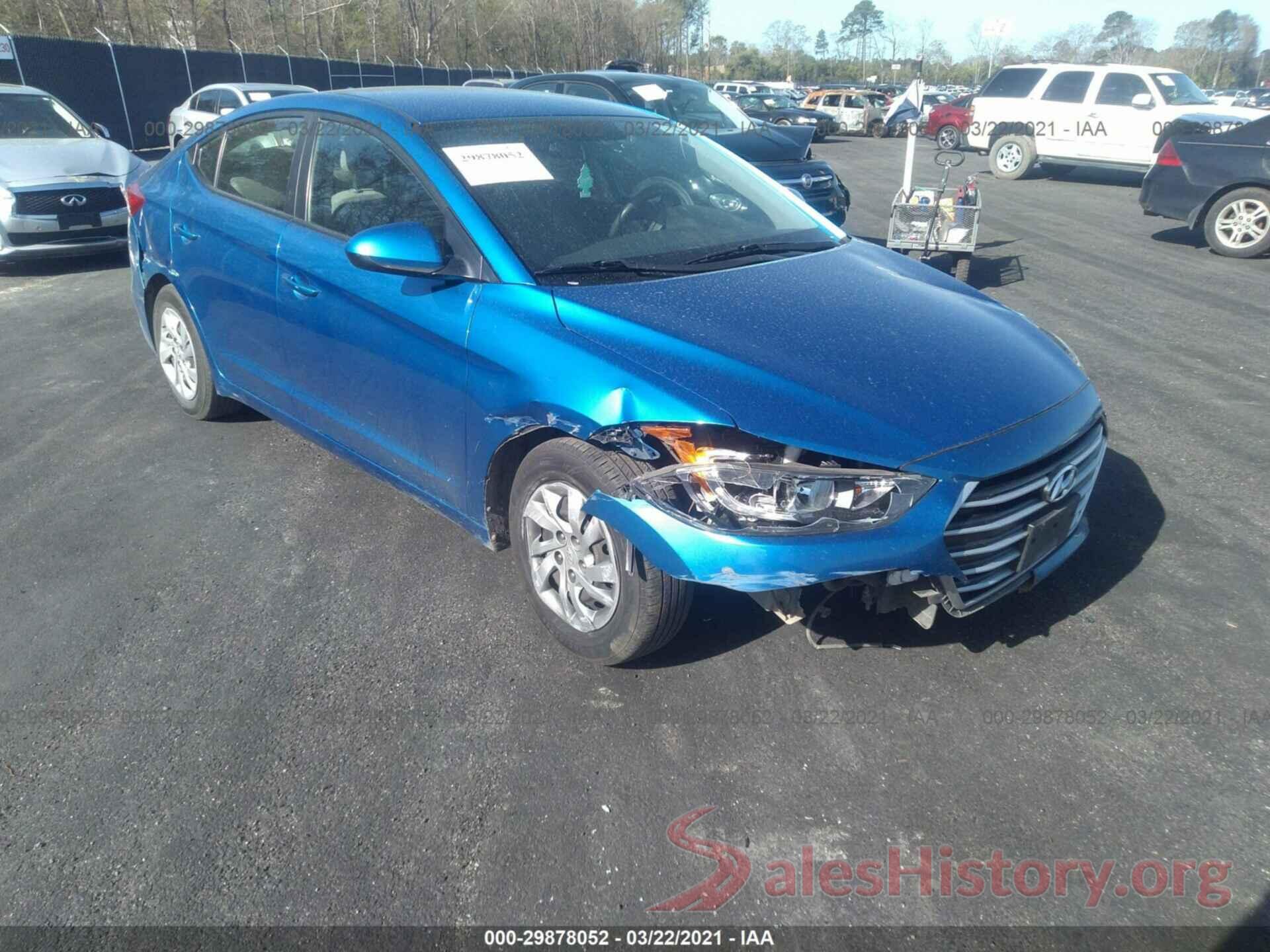 5NPD74LF3HH139879 2017 HYUNDAI ELANTRA