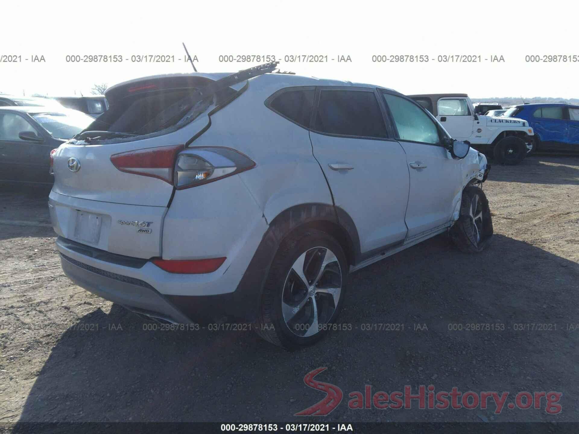 KM8J3CA2XHU397391 2017 HYUNDAI TUCSON