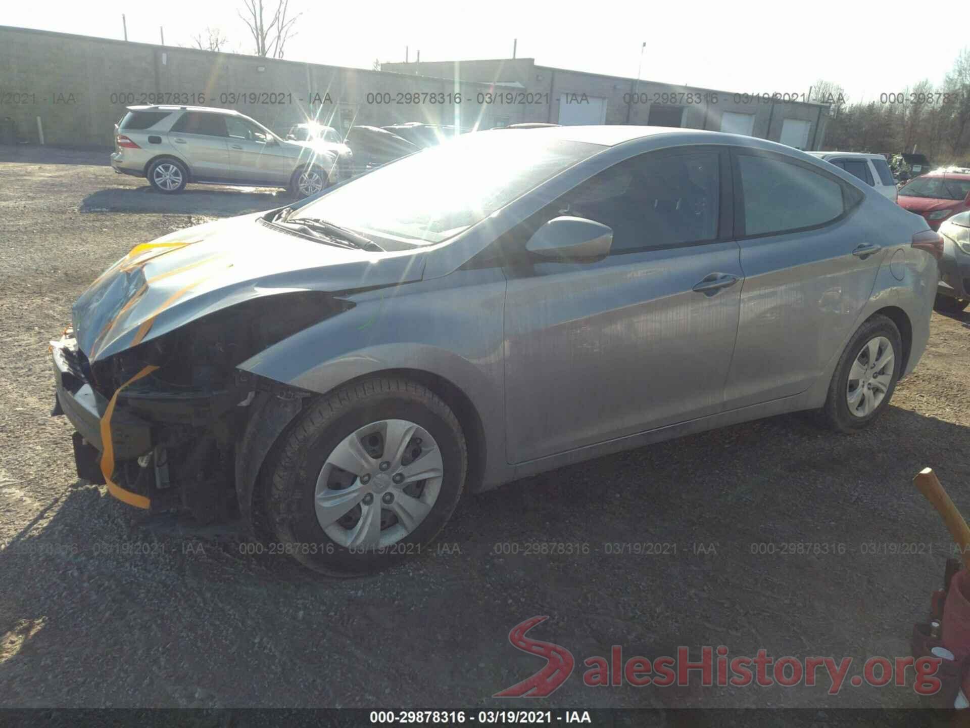 5NPDH4AE7GH731307 2016 HYUNDAI ELANTRA