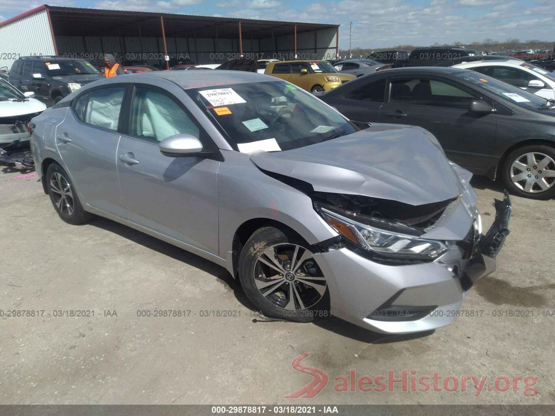 3N1AB8CVXLY271780 2020 NISSAN SENTRA