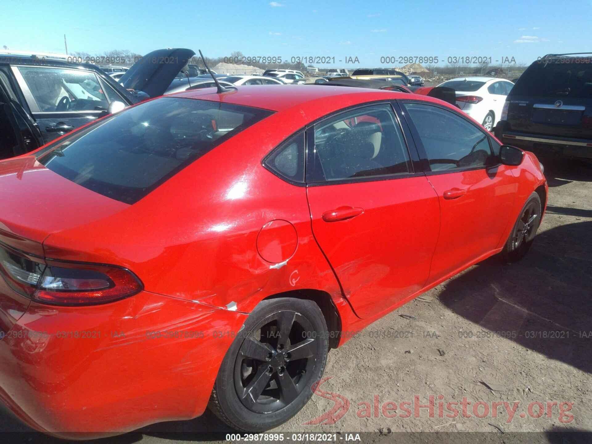 1C3CDFBB5GD652882 2016 DODGE DART