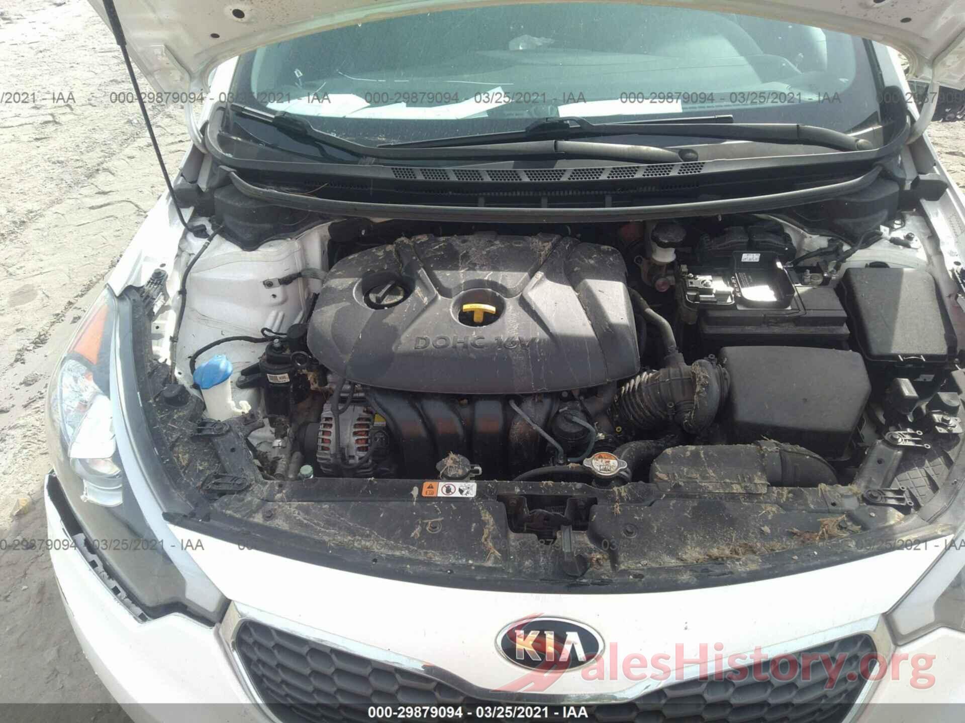 KNAFX4A67G5515054 2016 KIA FORTE