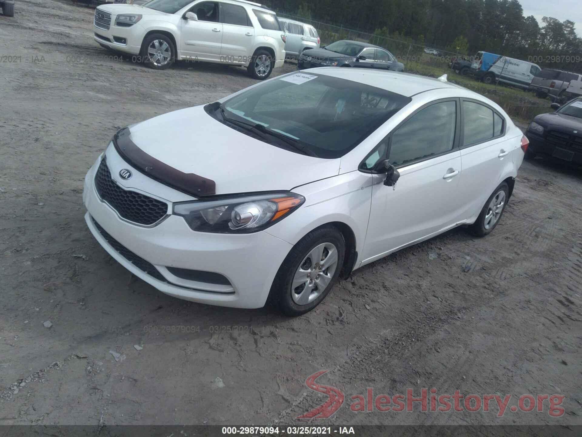 KNAFX4A67G5515054 2016 KIA FORTE