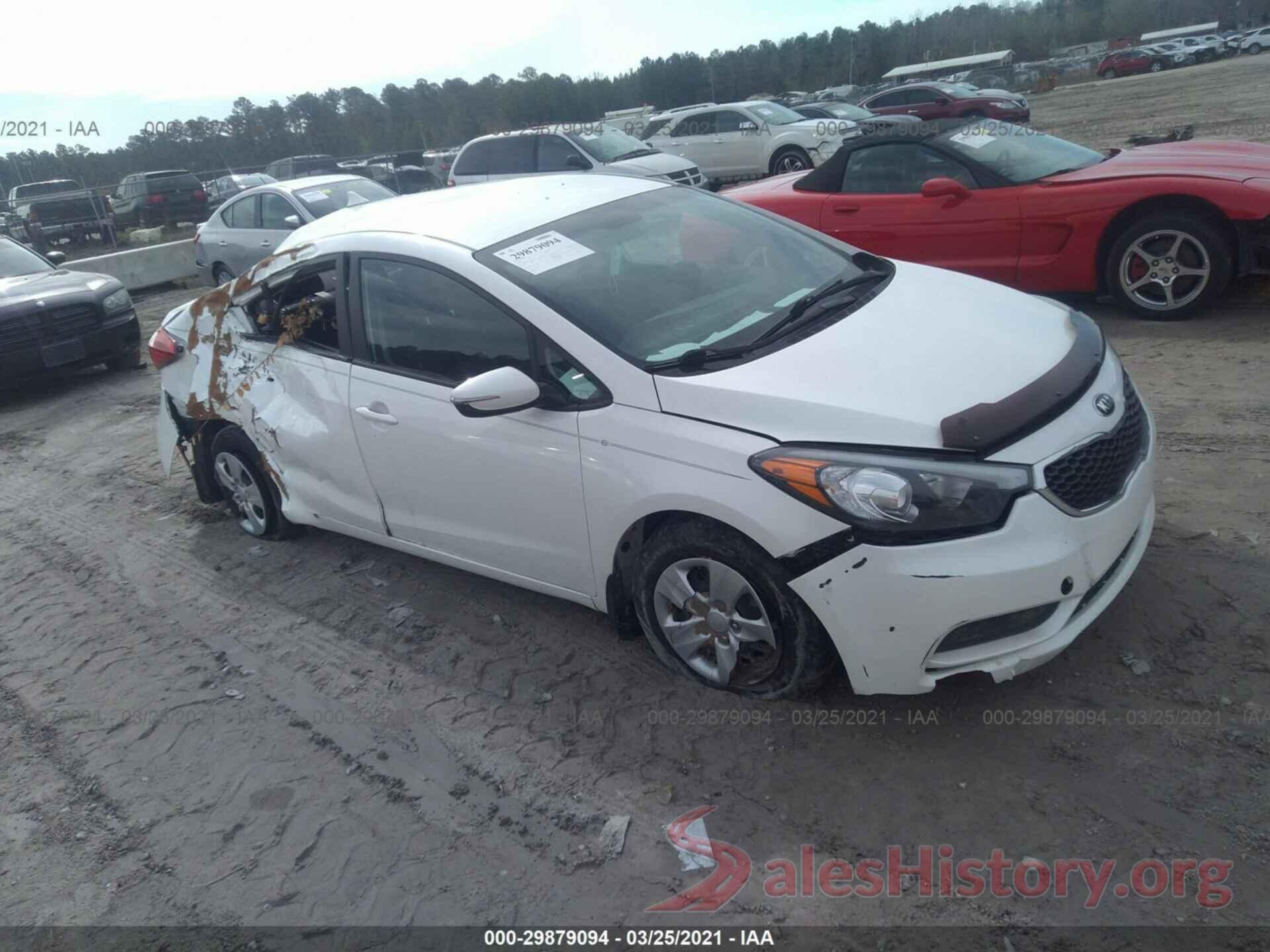 KNAFX4A67G5515054 2016 KIA FORTE