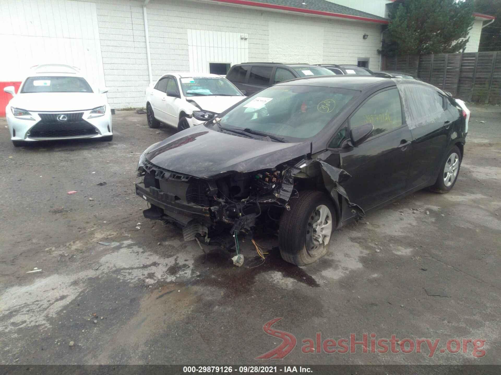 KNAFX4A62G5541402 2016 KIA FORTE