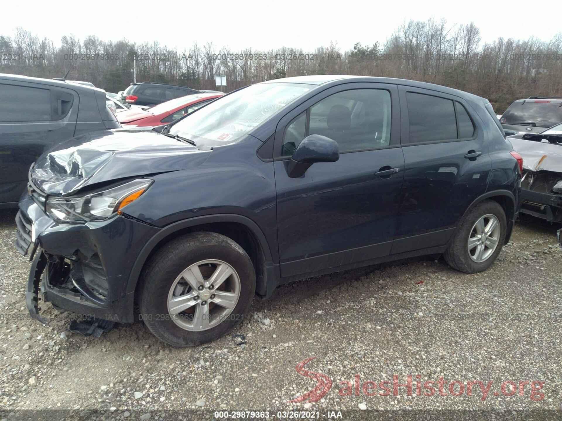 3GNCJNSB6KL215255 2019 CHEVROLET TRAX