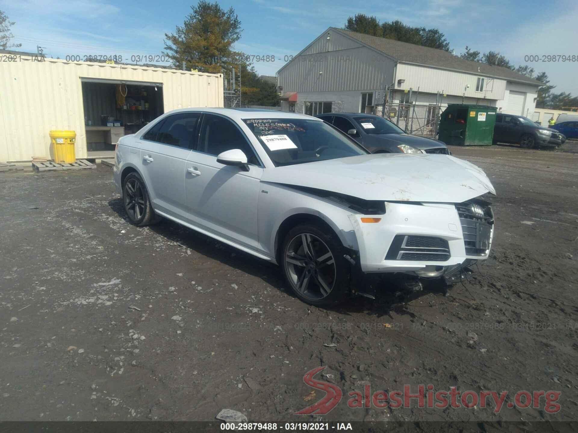 WAUENAF41JN017222 2018 AUDI A4