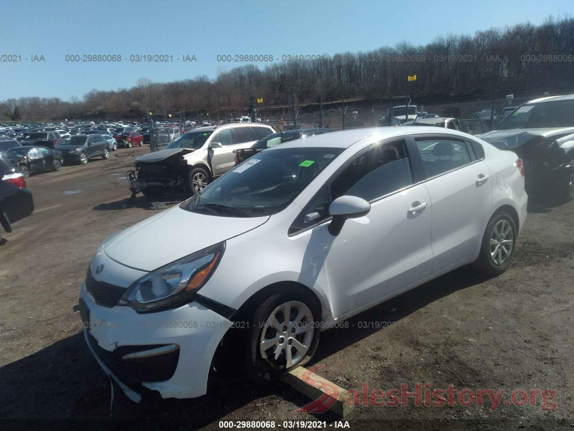 KNADM4A31G6549006 2016 KIA RIO