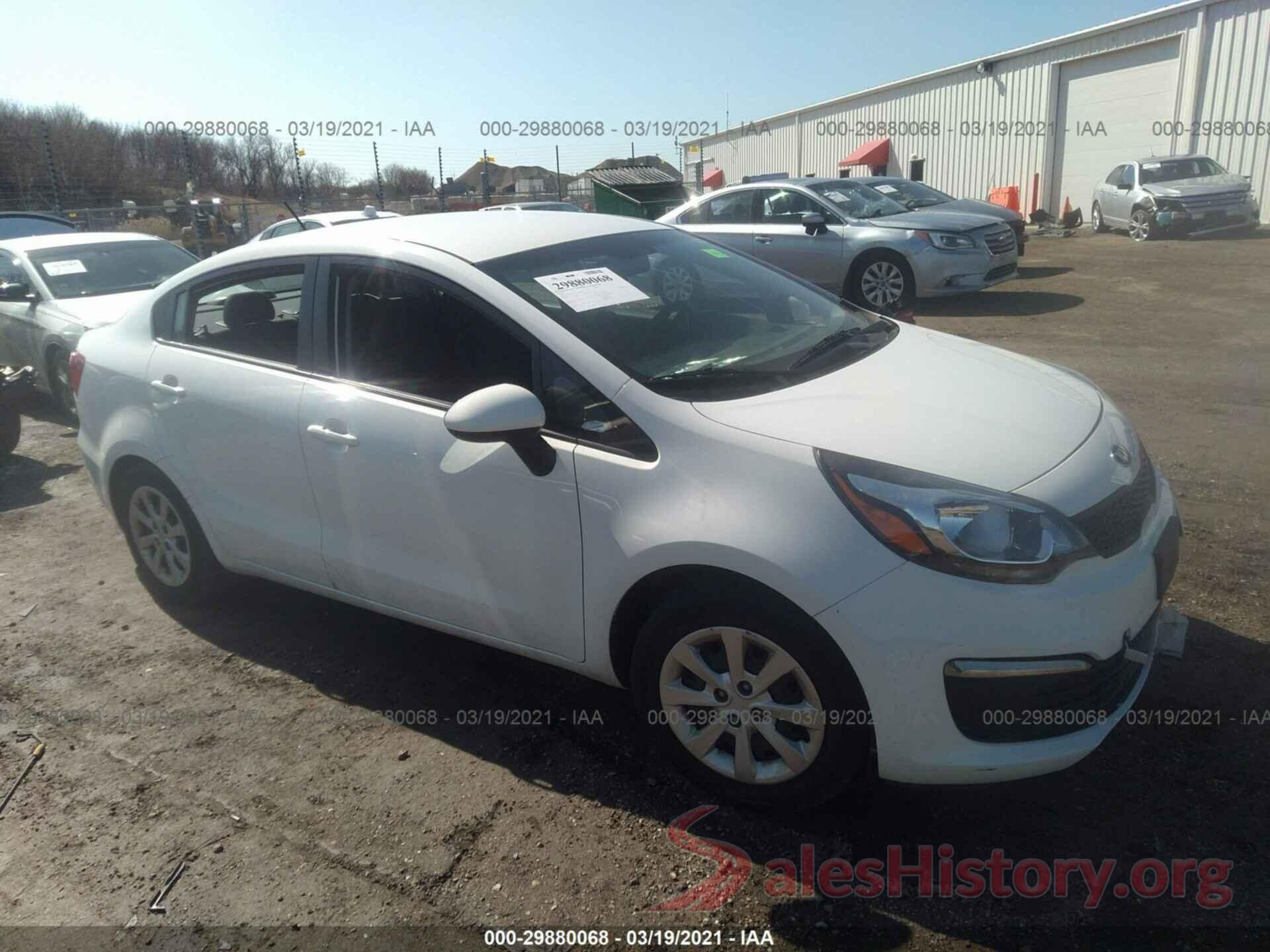 KNADM4A31G6549006 2016 KIA RIO