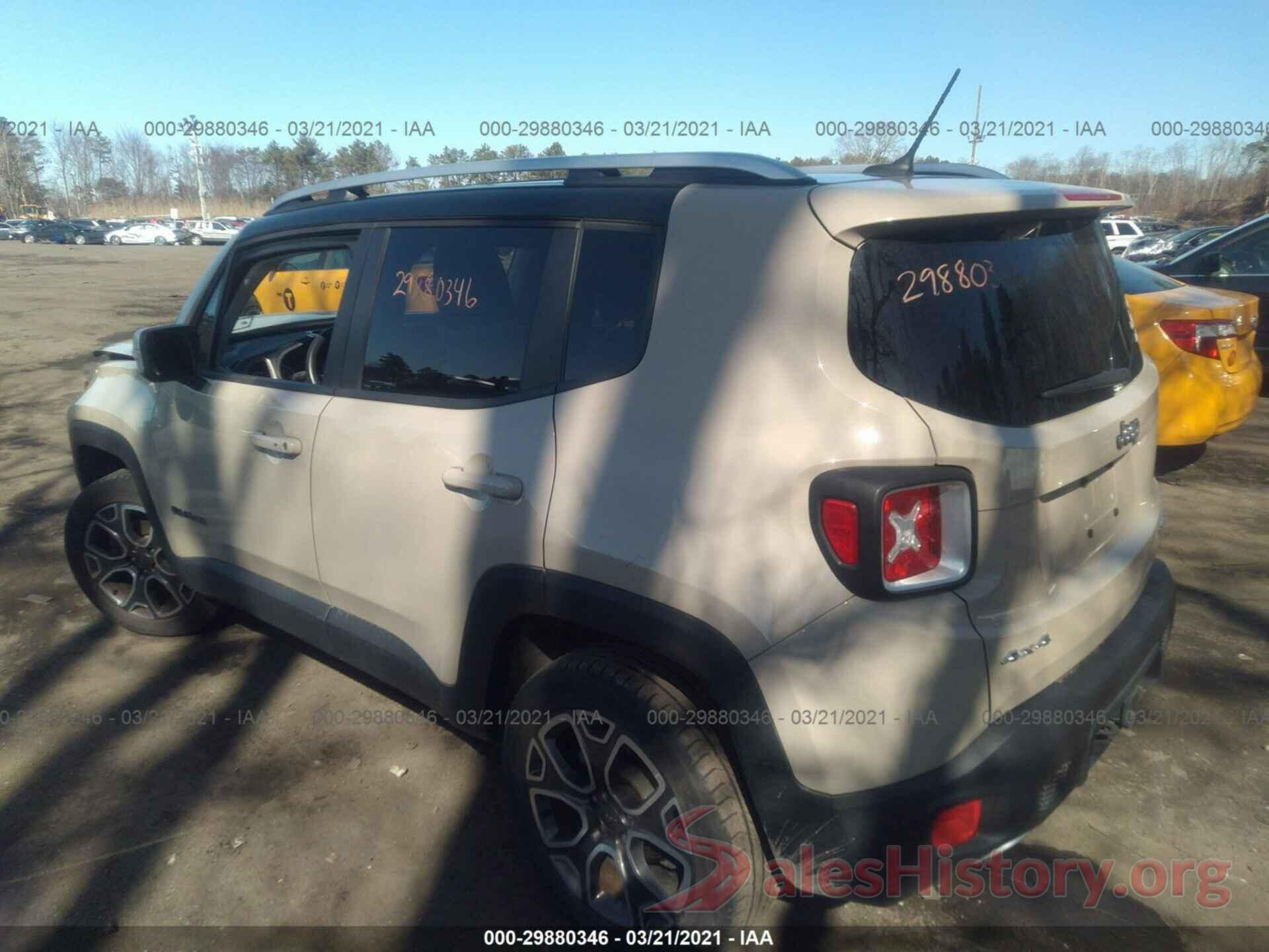 ZACCJBDT0GPD15038 2016 JEEP RENEGADE