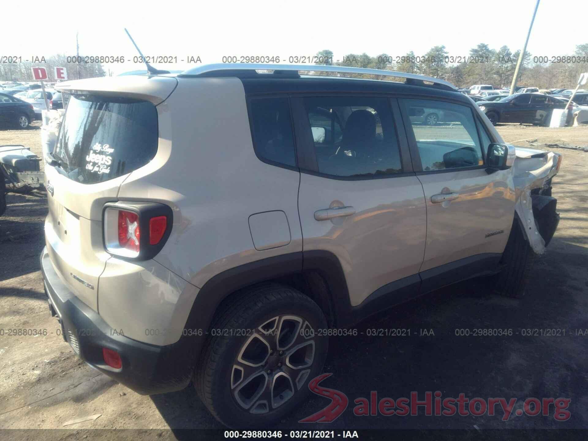 ZACCJBDT0GPD15038 2016 JEEP RENEGADE