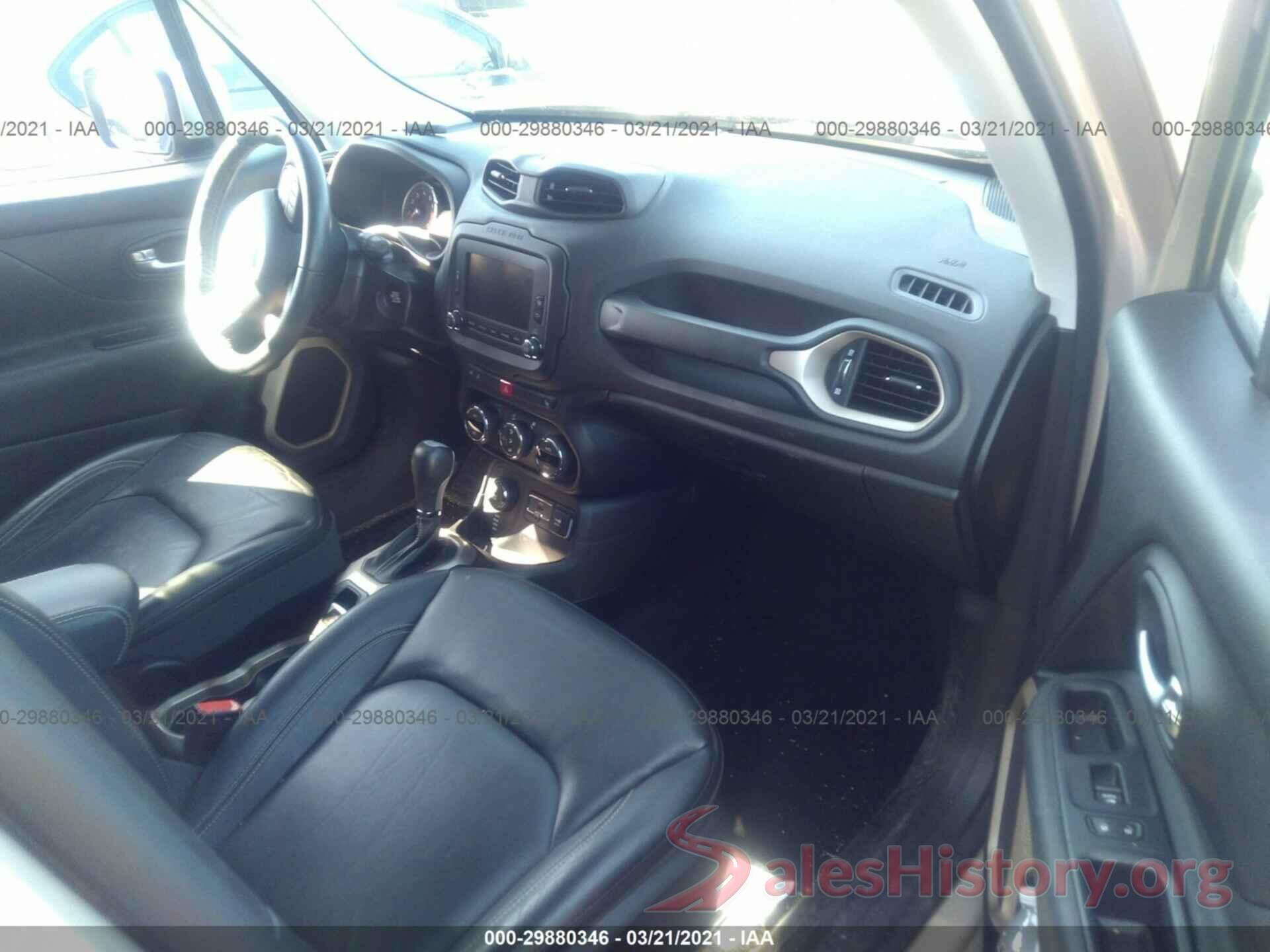 ZACCJBDT0GPD15038 2016 JEEP RENEGADE