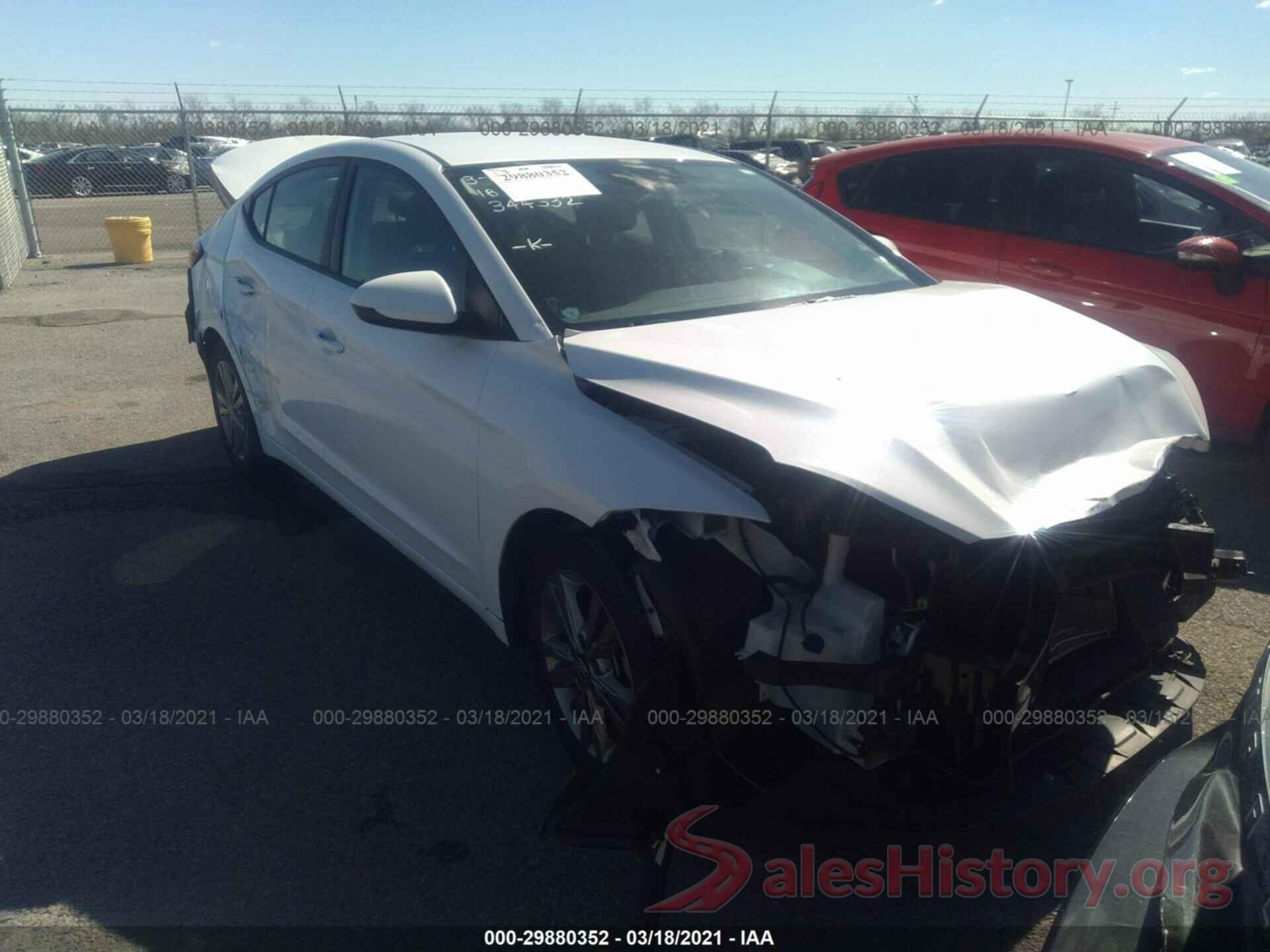 5NPD84LF3JH344332 2018 HYUNDAI ELANTRA