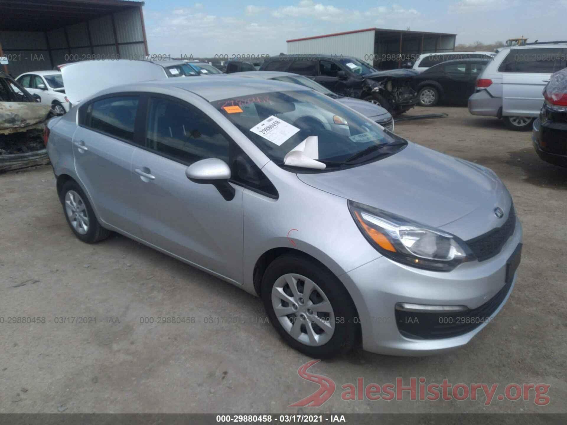 KNADM4A38G6596002 2016 KIA RIO