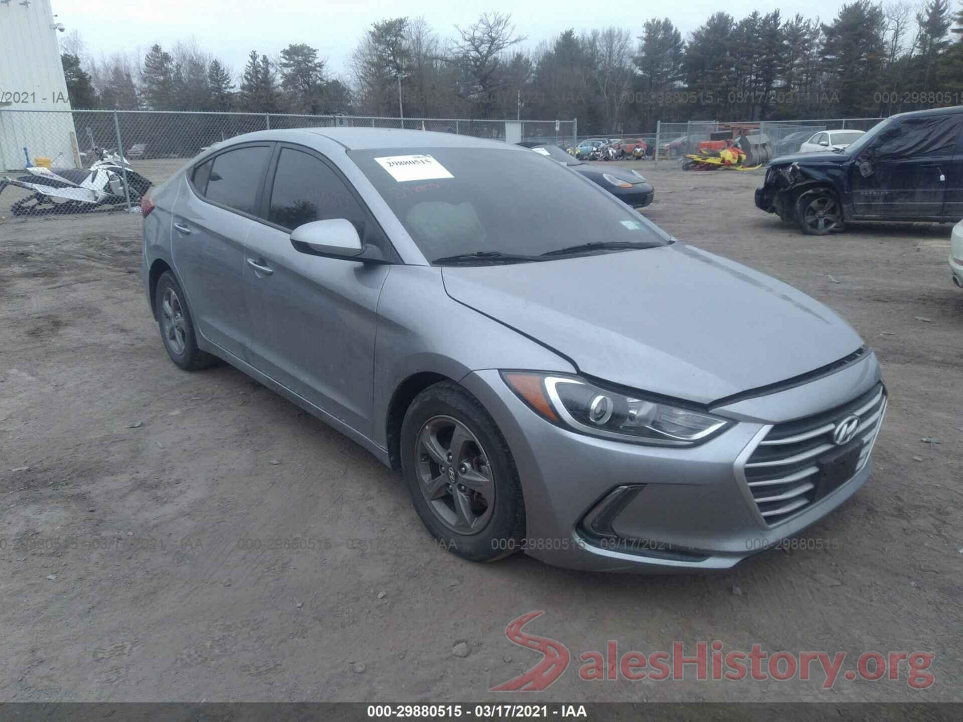 5NPD94LA2HH122697 2017 HYUNDAI ELANTRA